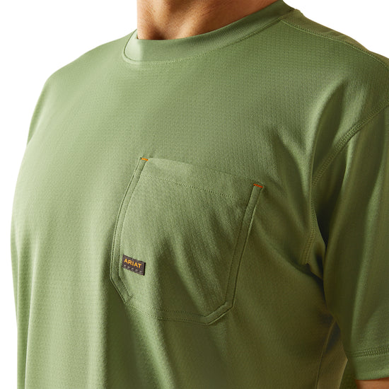 Ariat Men's Rebar Heat-Fighter Staple Loden GreenT-Shirt 10054534