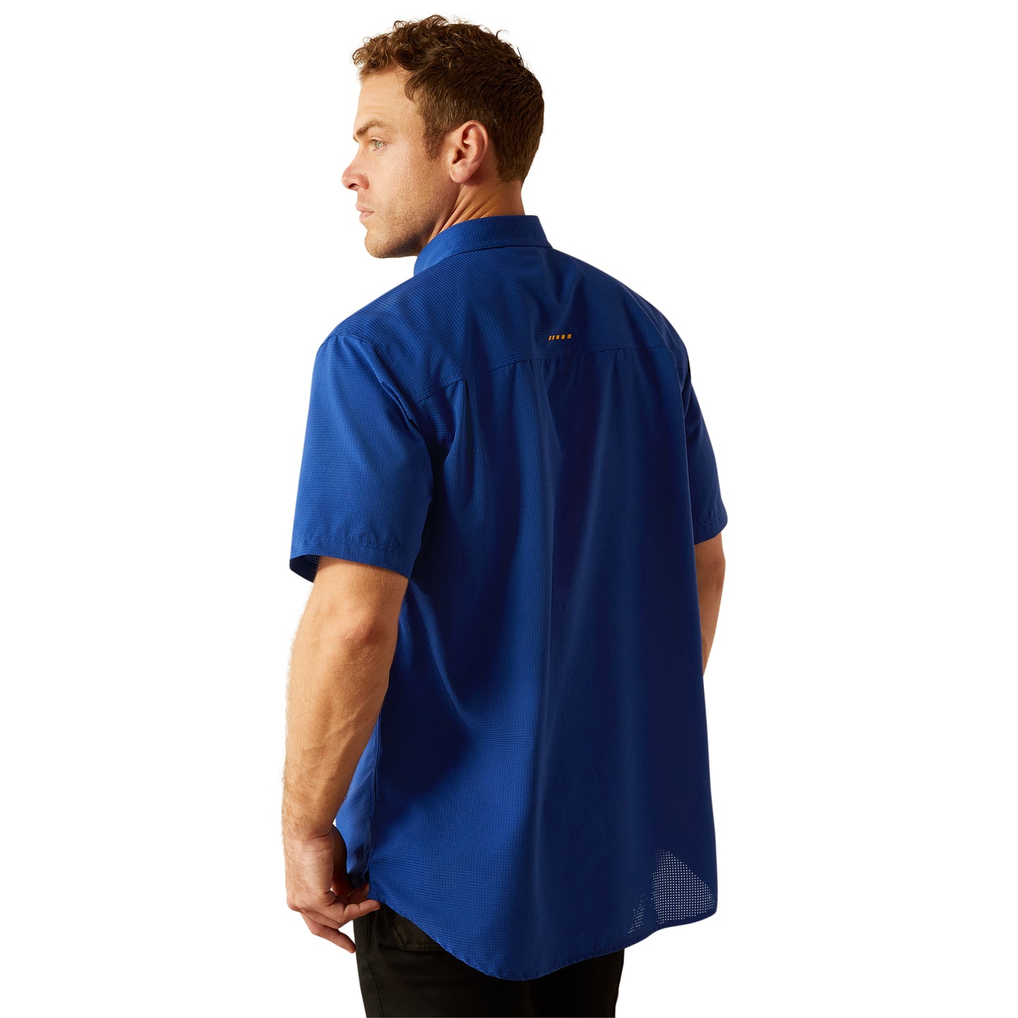 Ariat Men's Rebar Made Tough 360 Airflow Sodalite Blue Work Shirt 10054876