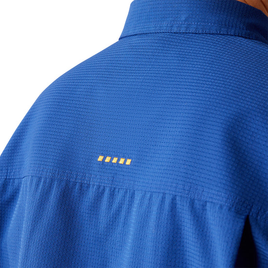 Ariat Men's Rebar Made Tough 360 Airflow Sodalite Blue Work Shirt 10054876