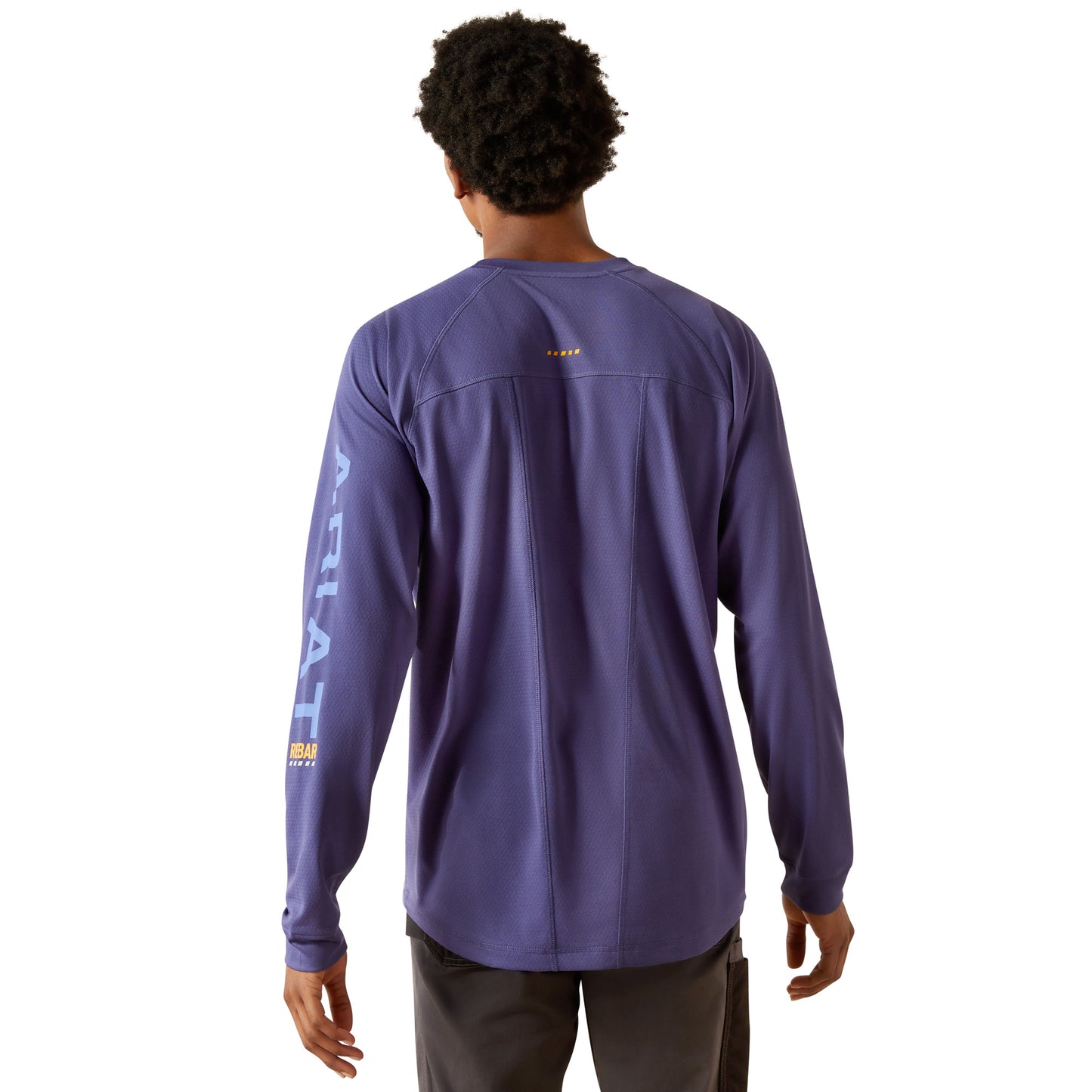 Ariat Men's Rebar Heat Fighter Skipper Blue T-Shirt 10055092