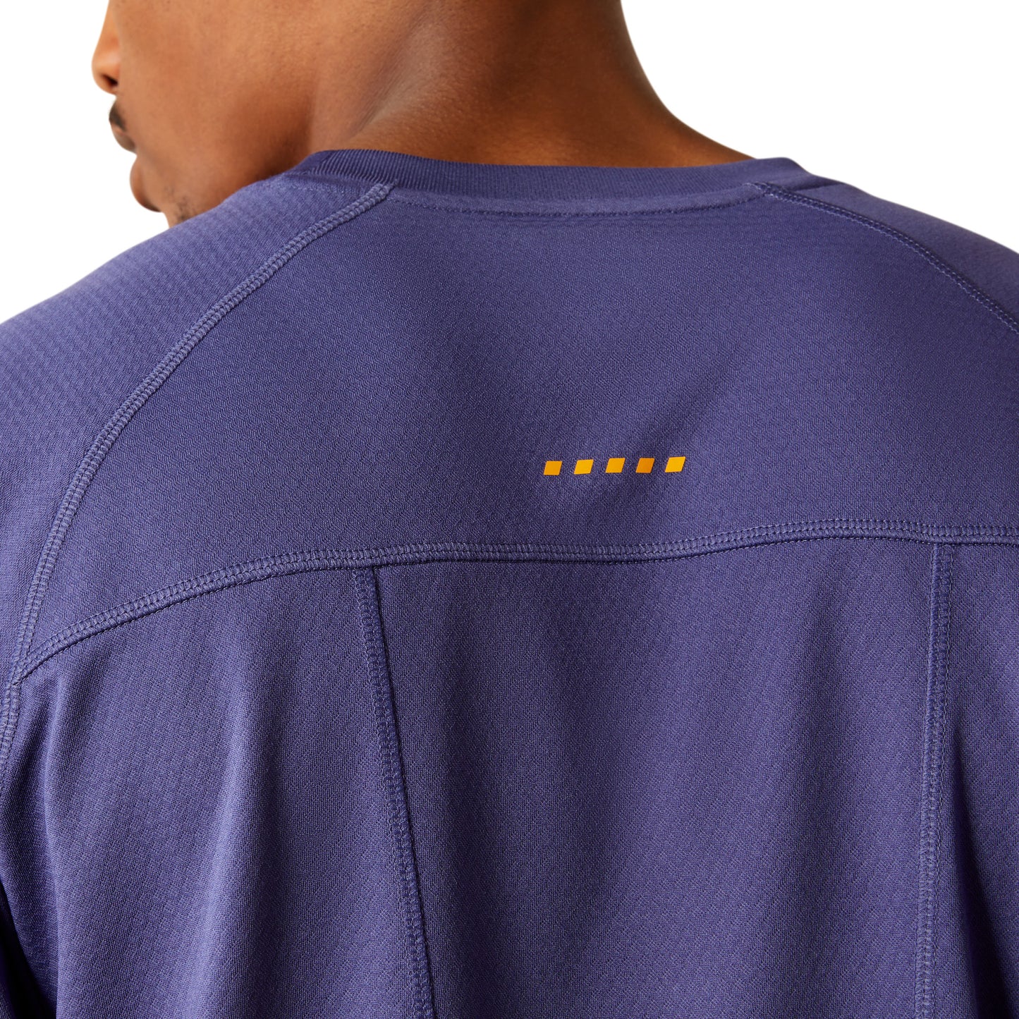 Ariat Men's Rebar Heat Fighter Skipper Blue T-Shirt 10055092