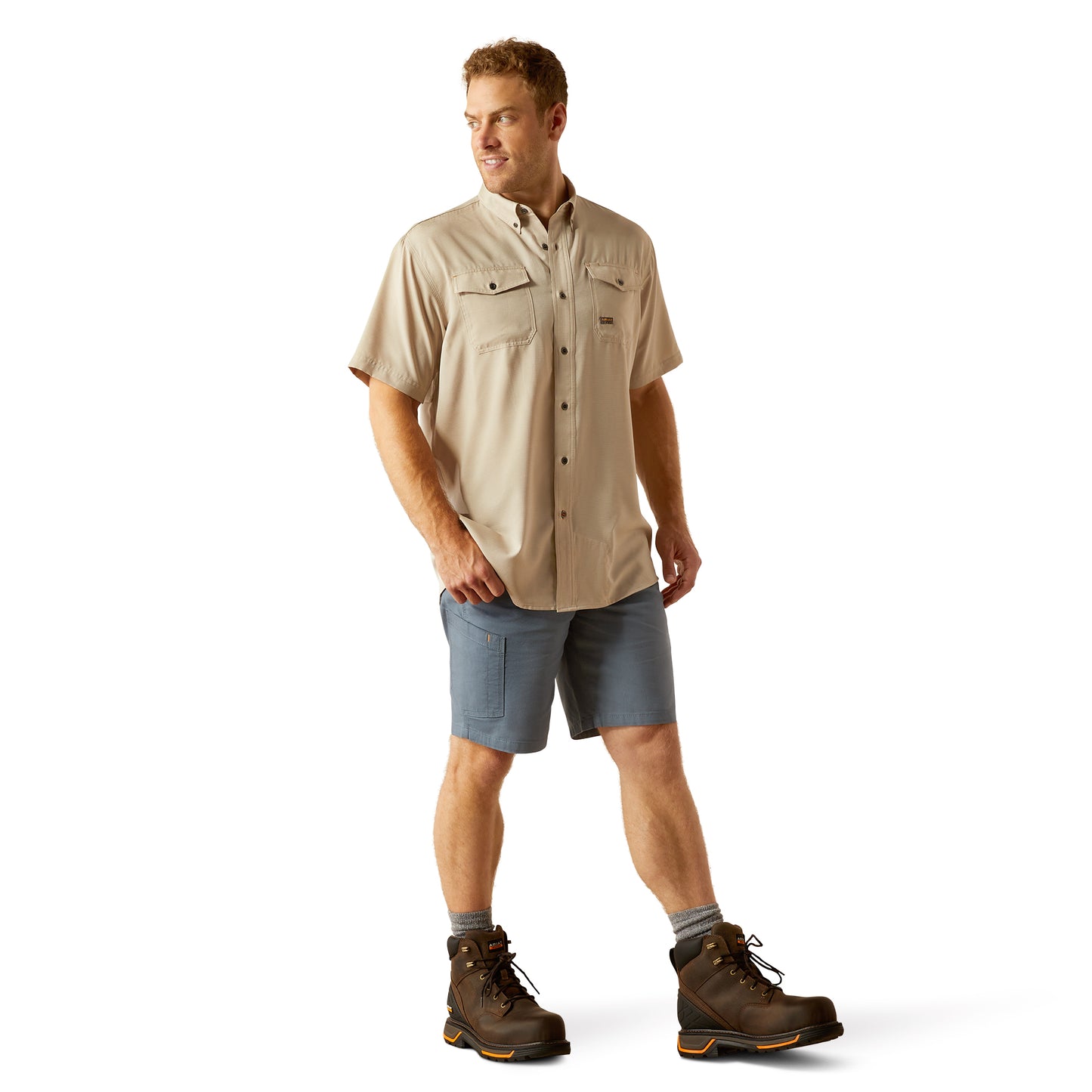 Ariat Men's Rebar Made Tough VentTEK DuraStretch Work Shirt 10055198
