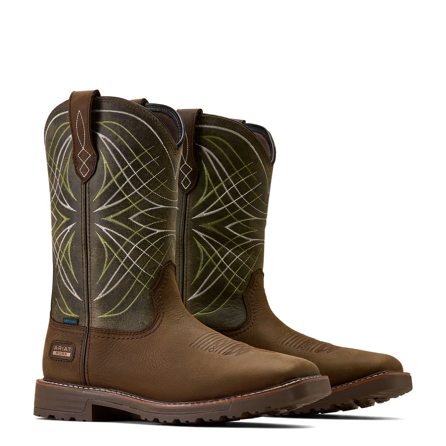 Ariat Men's Activator Waterproof Soft Toe Dark Brown Work Boot 10060894