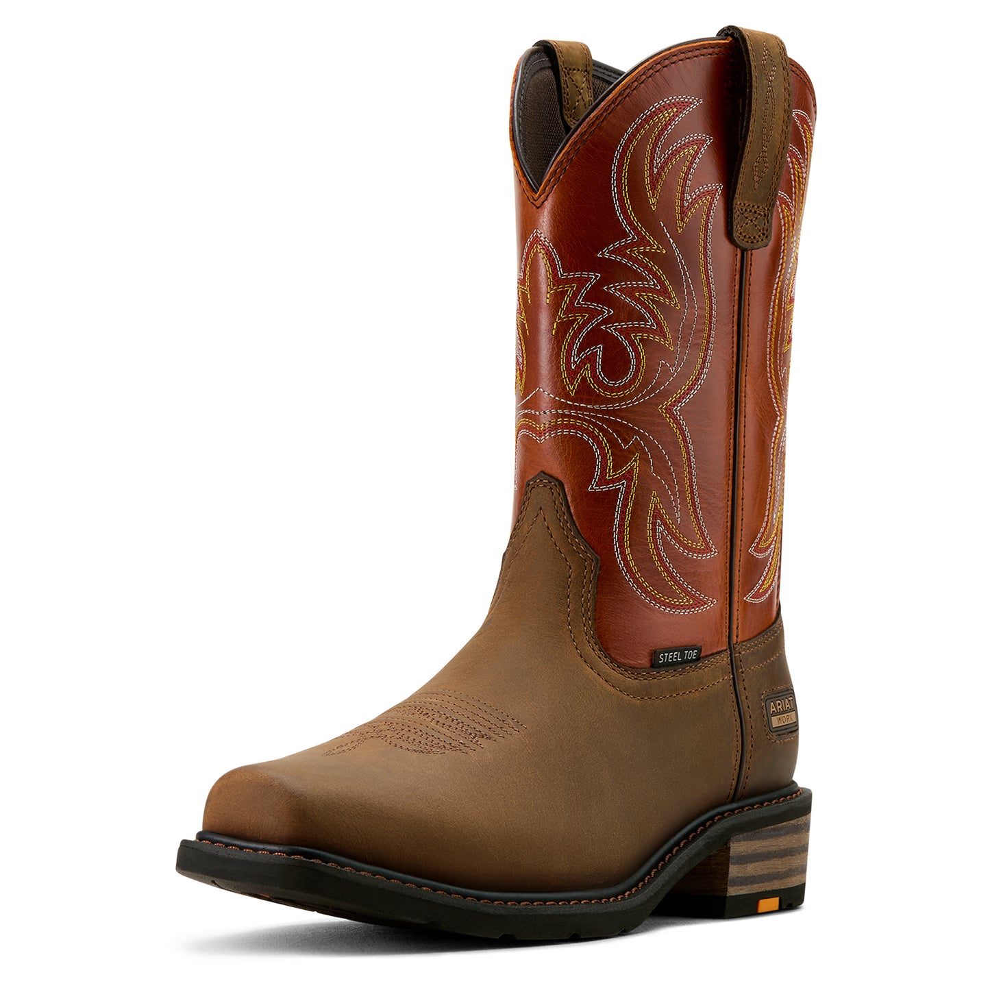 Ariat Men's Ironside Dark Earth Square Steel Toe Work Boot 10061252