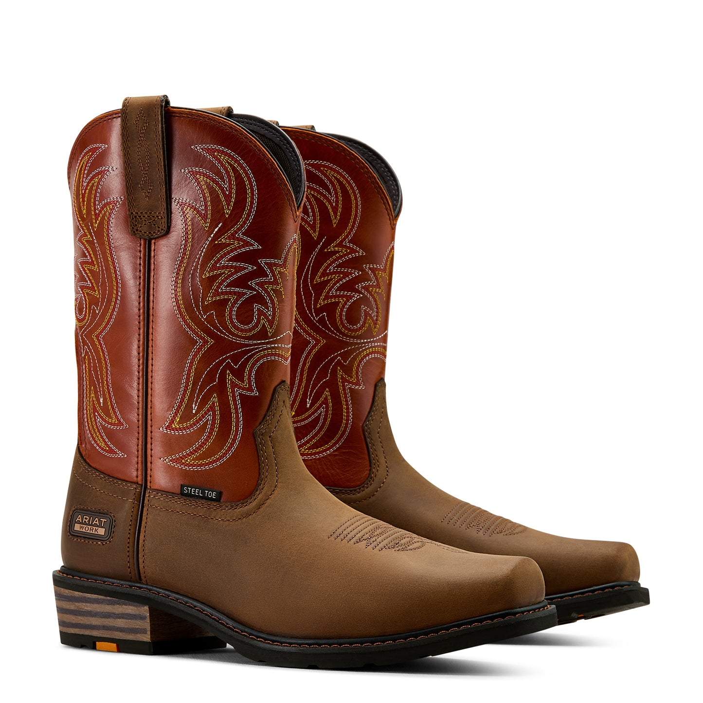 Ariat Men's Ironside Dark Earth Square Steel Toe Work Boot 10061252