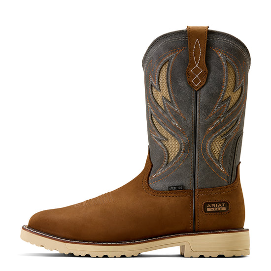 Ariat Men's Activator VentTEK Alamo Brown Steel Toe Work Boot 10061284