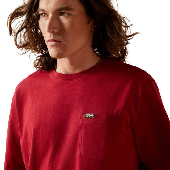 Ariat Men's Rebar Cotton Strong Standard Pocket T-Shirt 10064014
