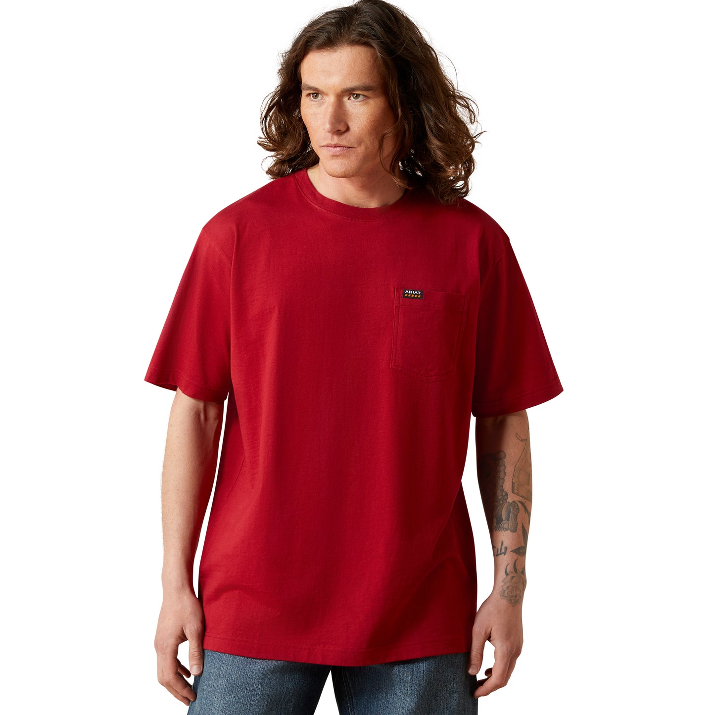 Ariat Men's Rebar Cotton Strong Standard Pocket T-Shirt 10064014
