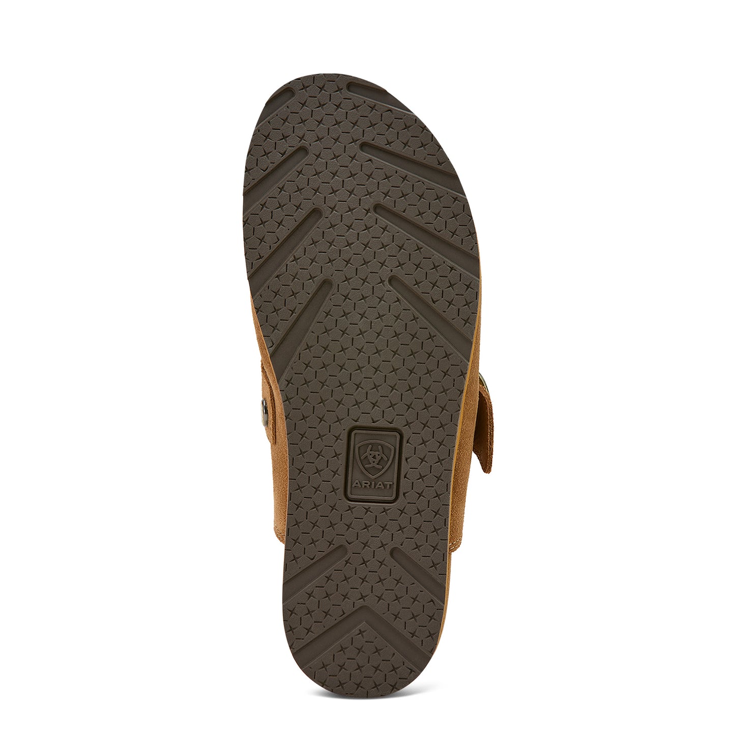 Ariat Ladies Country Mule Caramel Suede Slip On Shoes 10061236