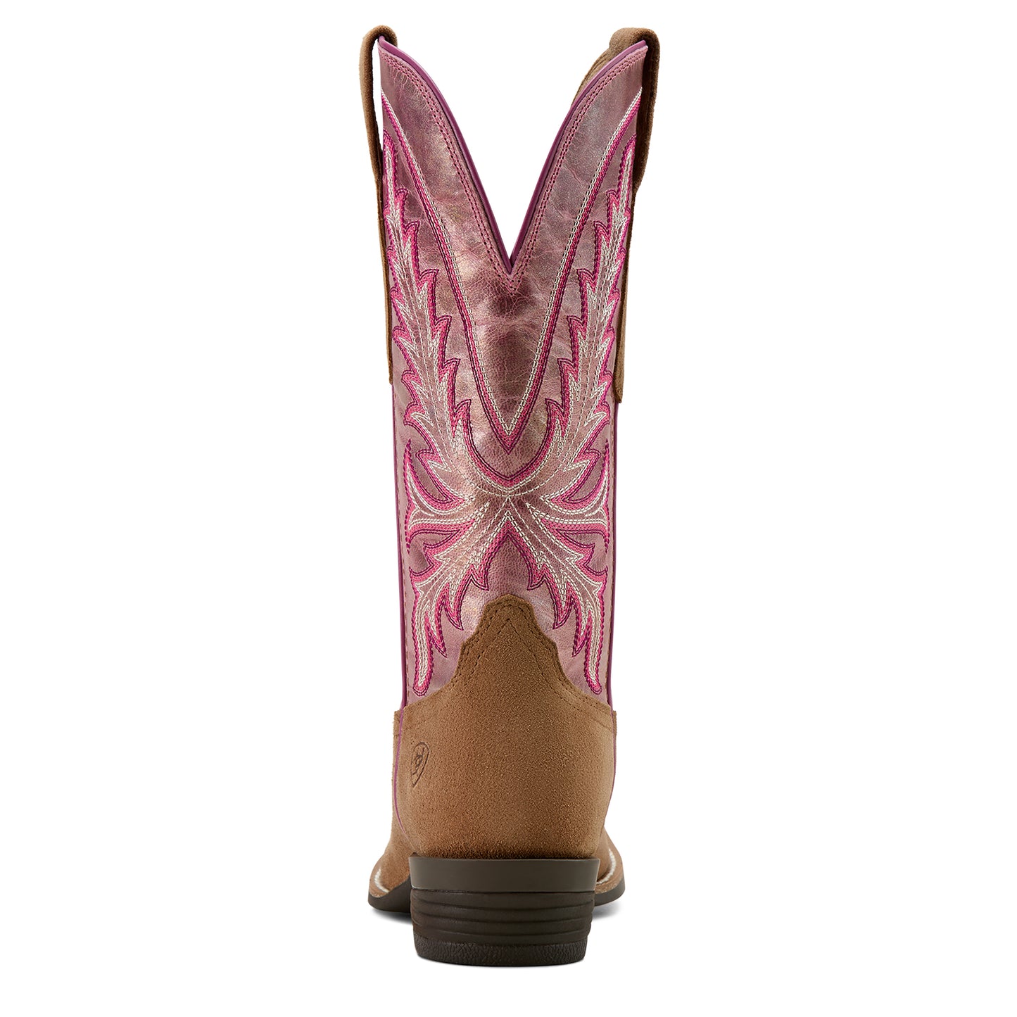 Ariat Ladies Rock Creek Tawny Roughout Narrow Cutter Toe Western Boot 10061145