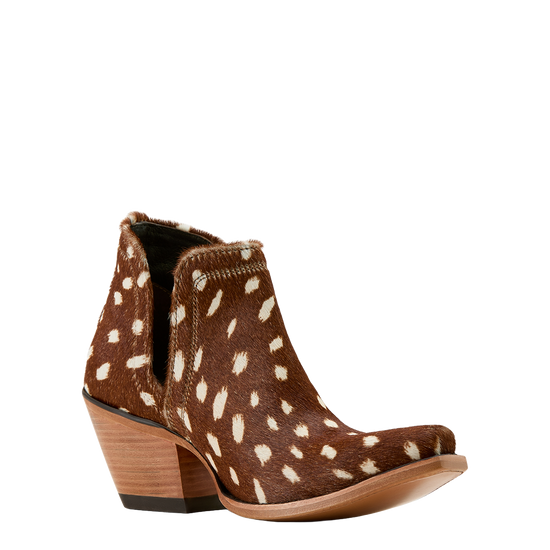 Ariat Ladies Dixon Brown Hair On Deer Print Western Boot 10061192