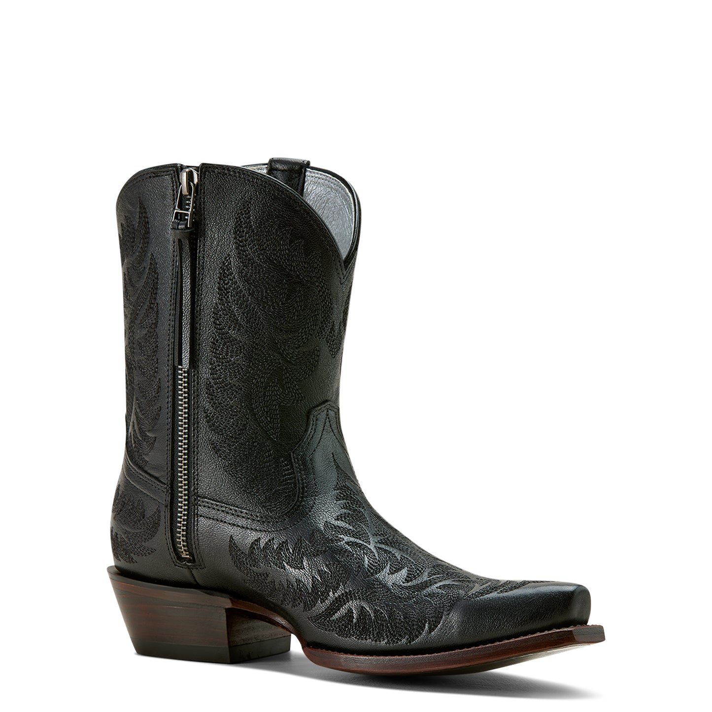 Ariat Ladies Cate Obsidian Leather X Toe Western Boot 10061248