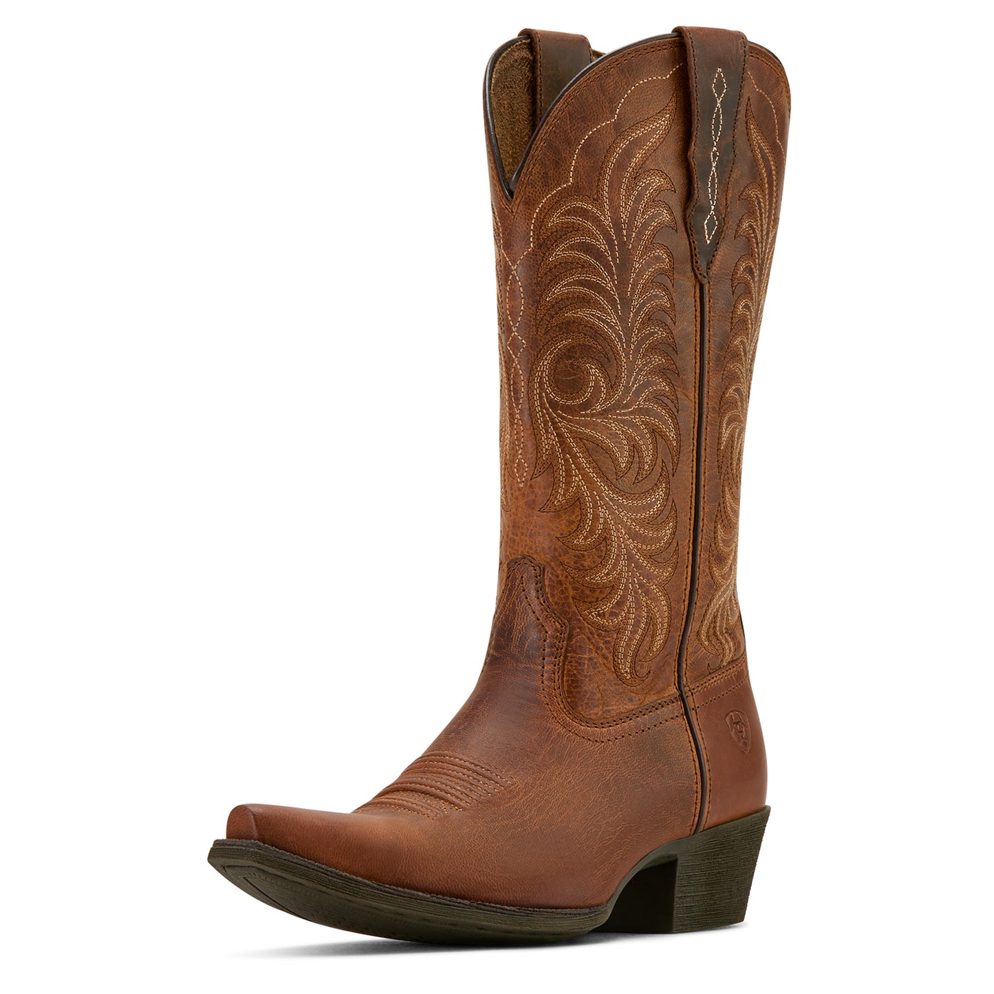 Ariat Ladies Heritage Rich Oak X Toe Western Boot 10061307
