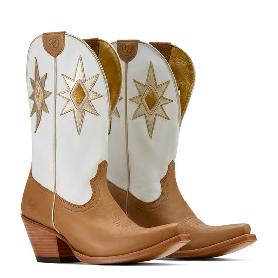Ariat Ladies Starlight Flaxen Golden Western Boot 10061316