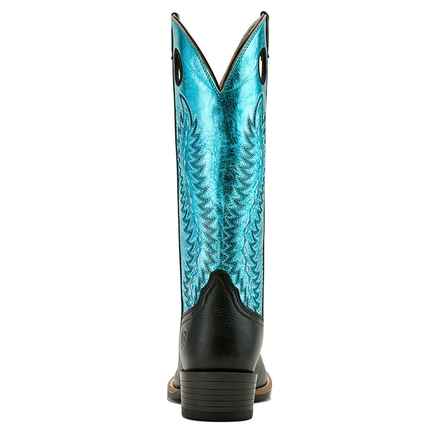 Ariat Ladies Junction Black Deertan Narrow Cutter Toe Western Boot 10061331