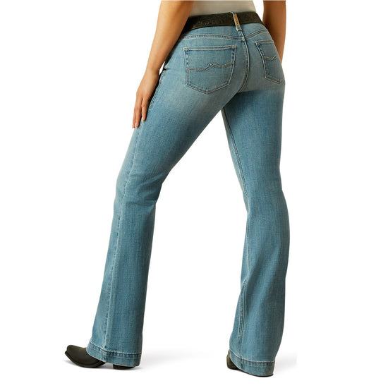 Ariat Ladies Mid Rise Zoe Petaluma Slim Trouser Jeans 10061395