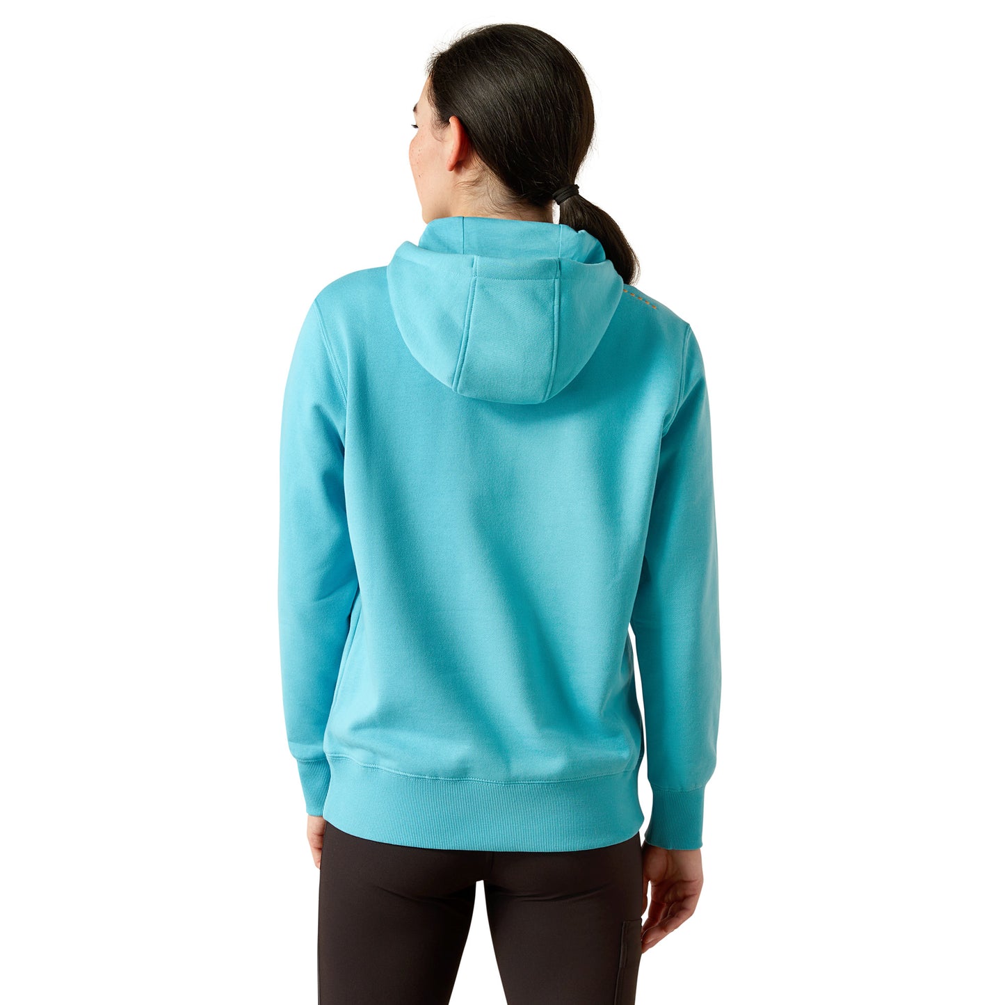 Ariat Ladies Rebar Skill Set Maui Blue 1/2 Zip Hoodie 10055088