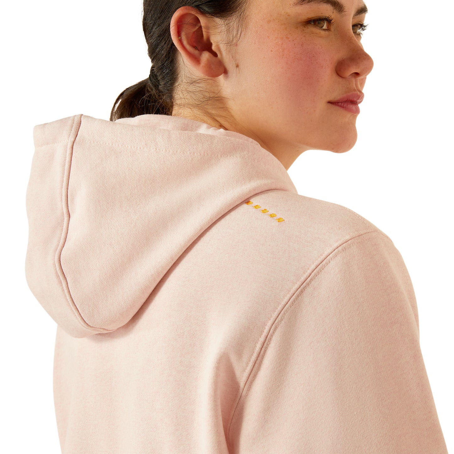 Ariat Ladies Rebar Graphic Powder Pink Hoodie 10055109