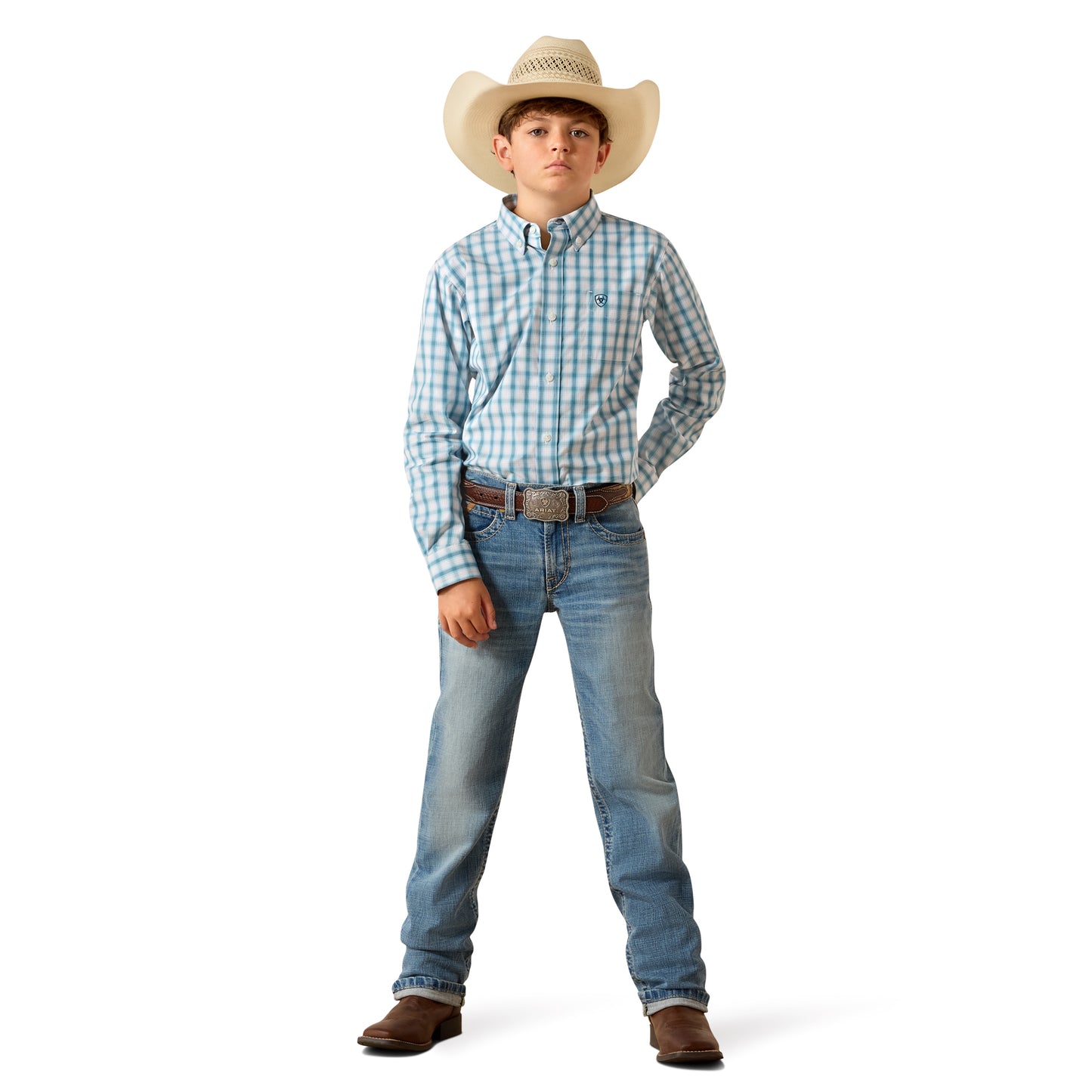 Ariat Youth Boy's Pro Series Corsair John Button Down Shirt 10071674