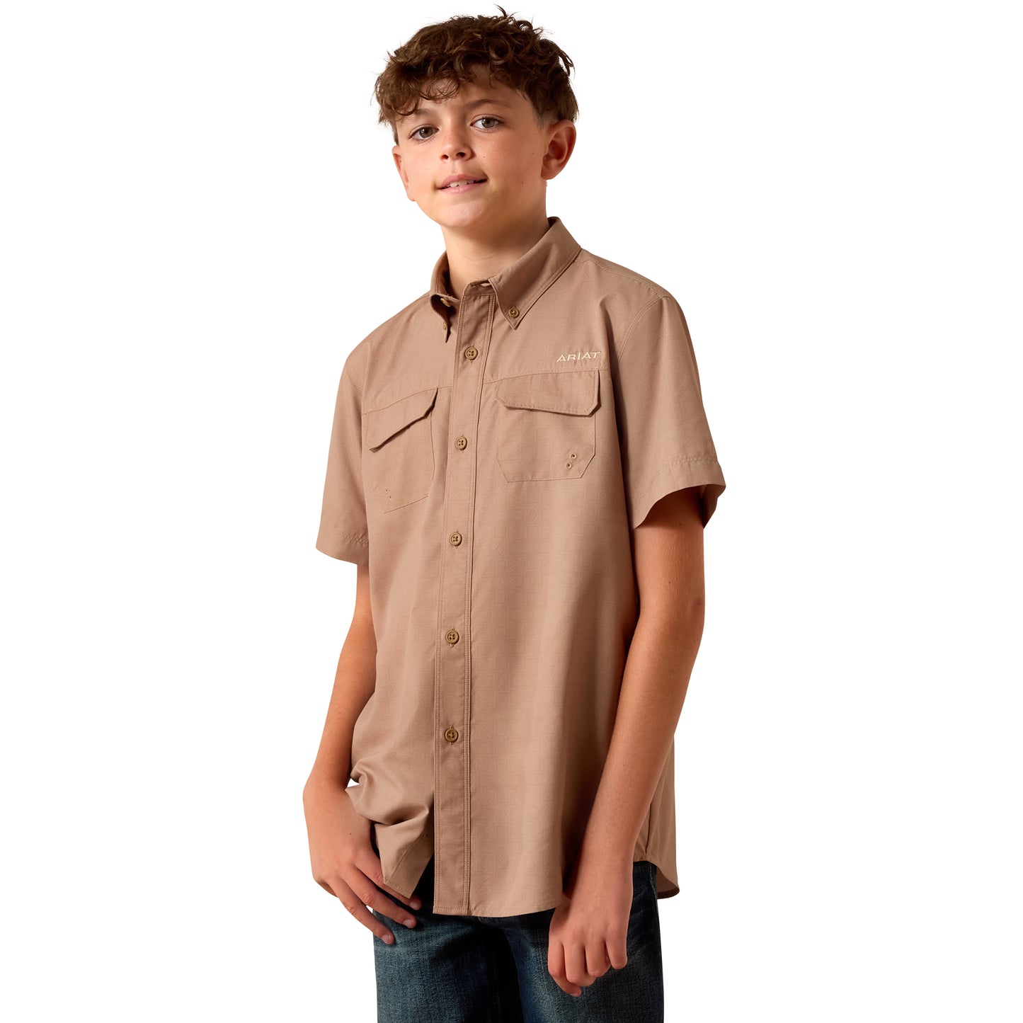 Ariat Youth Boy's Southwestern Print VentTEK Outbound Classic Fit Shirt 10073420