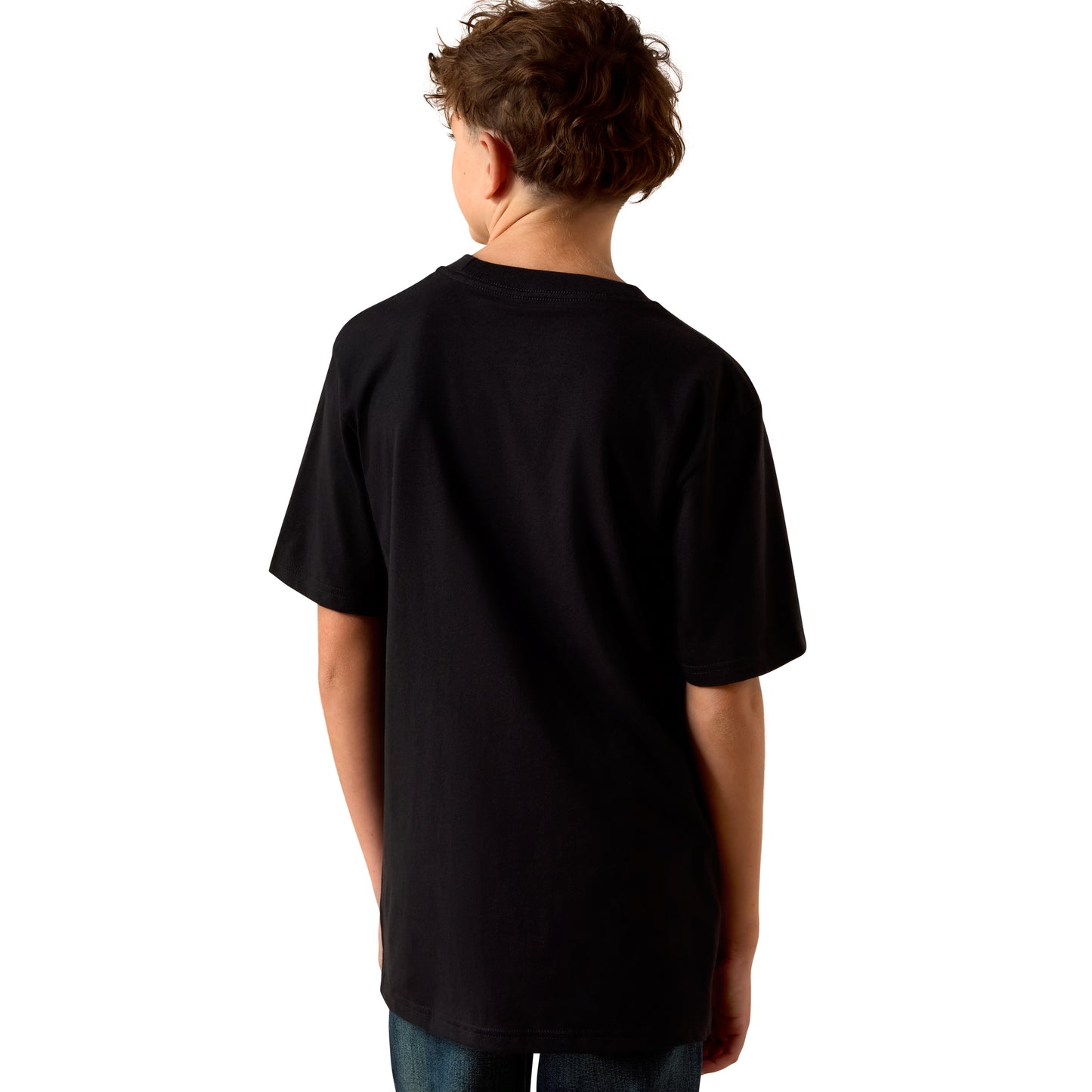 Ariat Youth Boy's Black Barn Shield Graphic T-Shirt 10073454