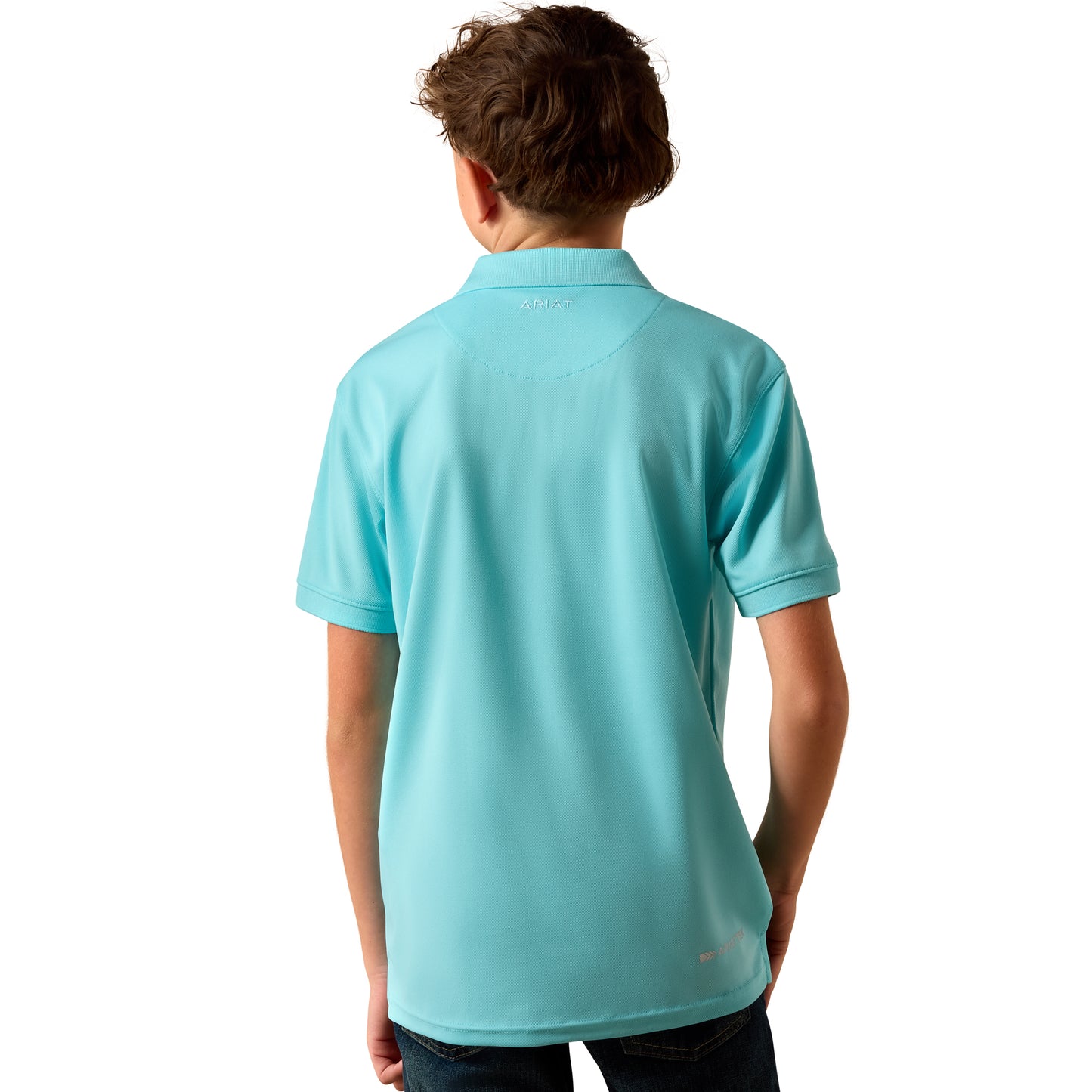 Ariat Youth Boy's TEK Angel Blue Polo 10073479