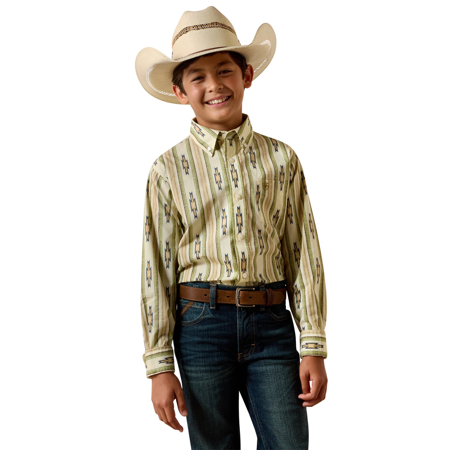 Ariat Youth Boy's Stephon Button Down Shirt 10073671