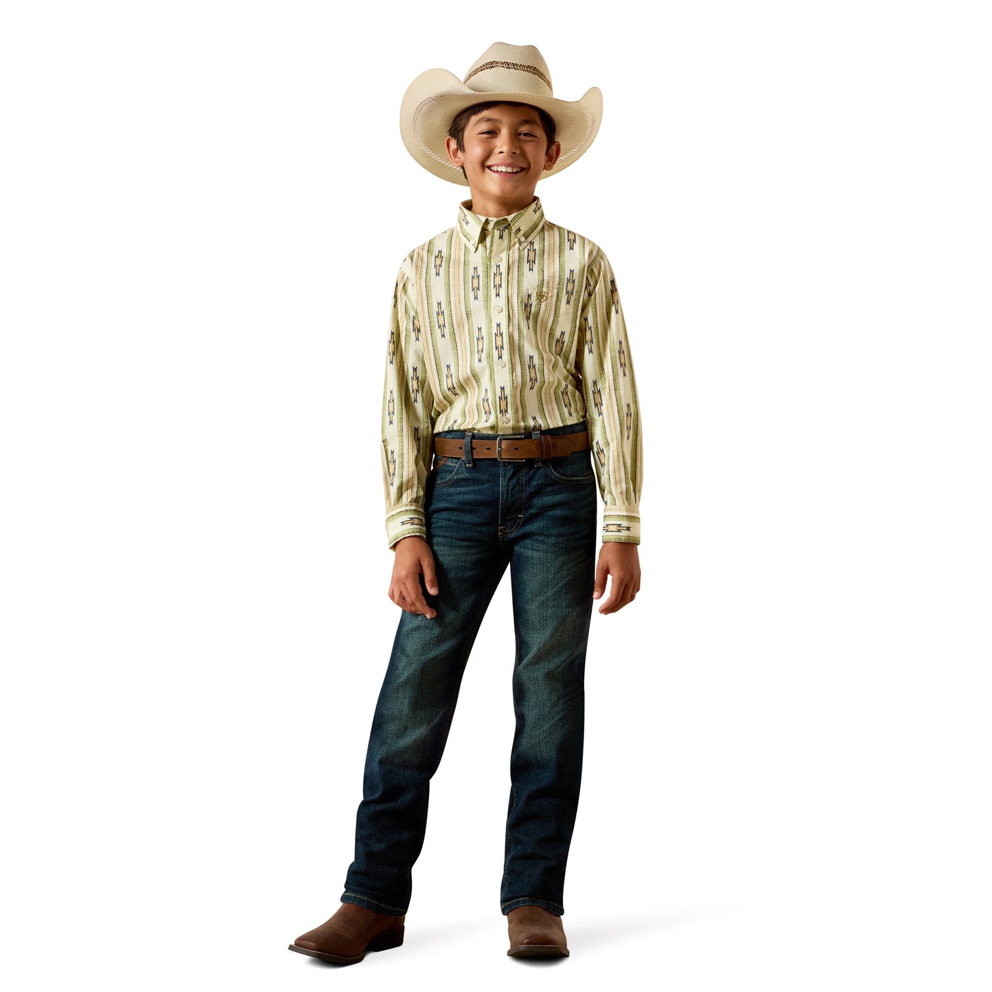 Ariat Youth Boy's Stephon Button Down Shirt 10073671