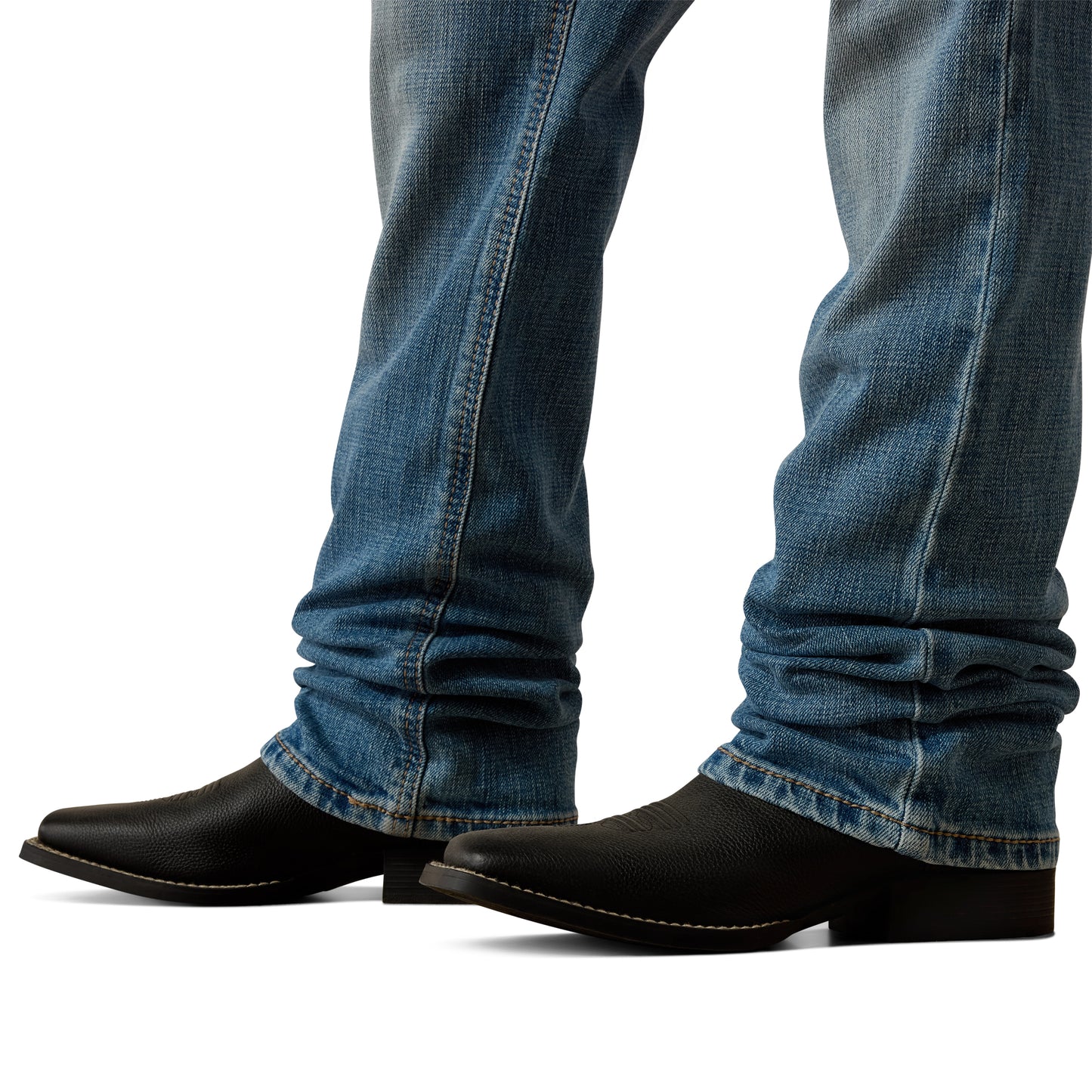 Ariat Youth Boy's Relaxed Palmer Boot Cut Barton Denim Blue Jeans 10074790