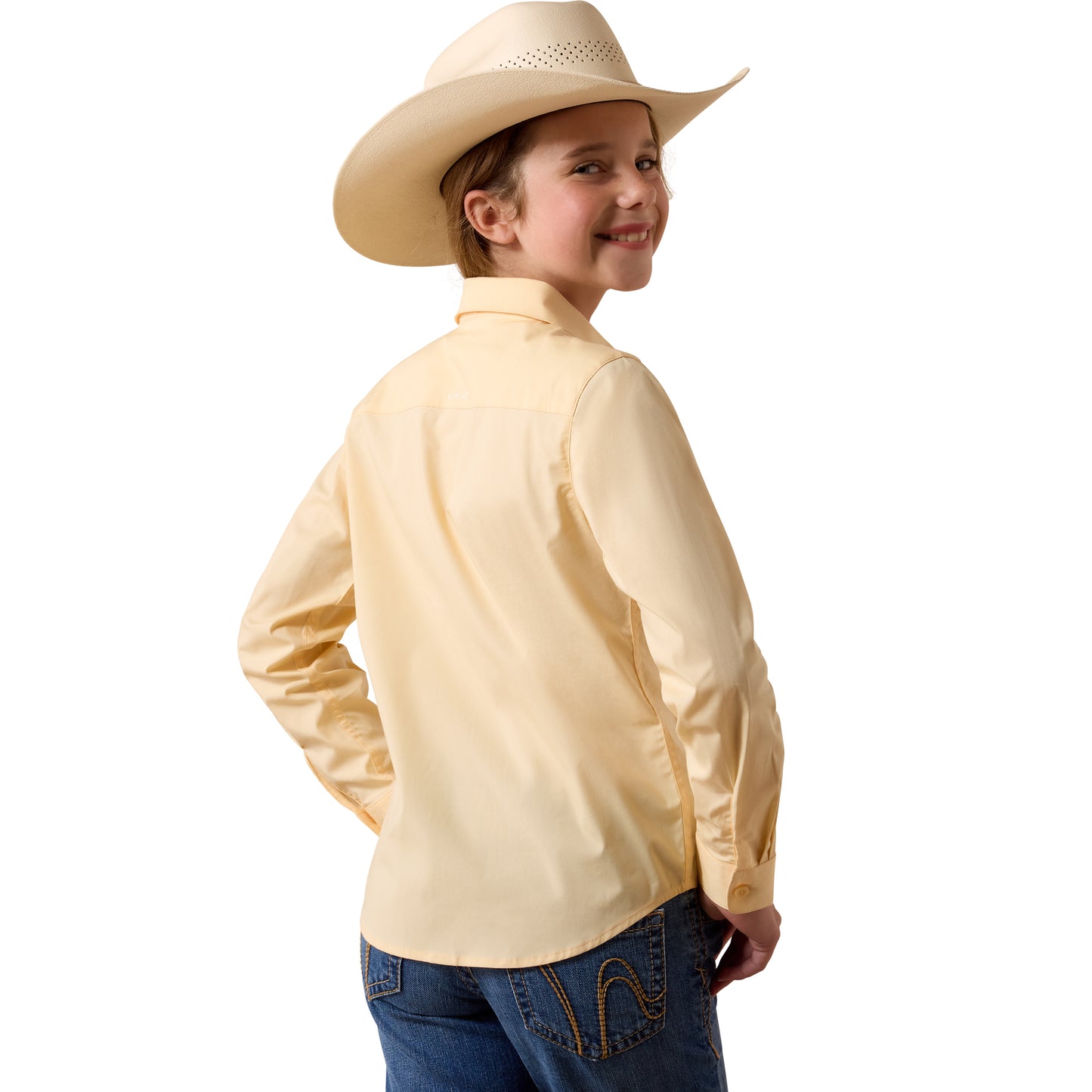 Ariat Youth Girl's Kirby Cornhusk Button Down Shirt 10073492