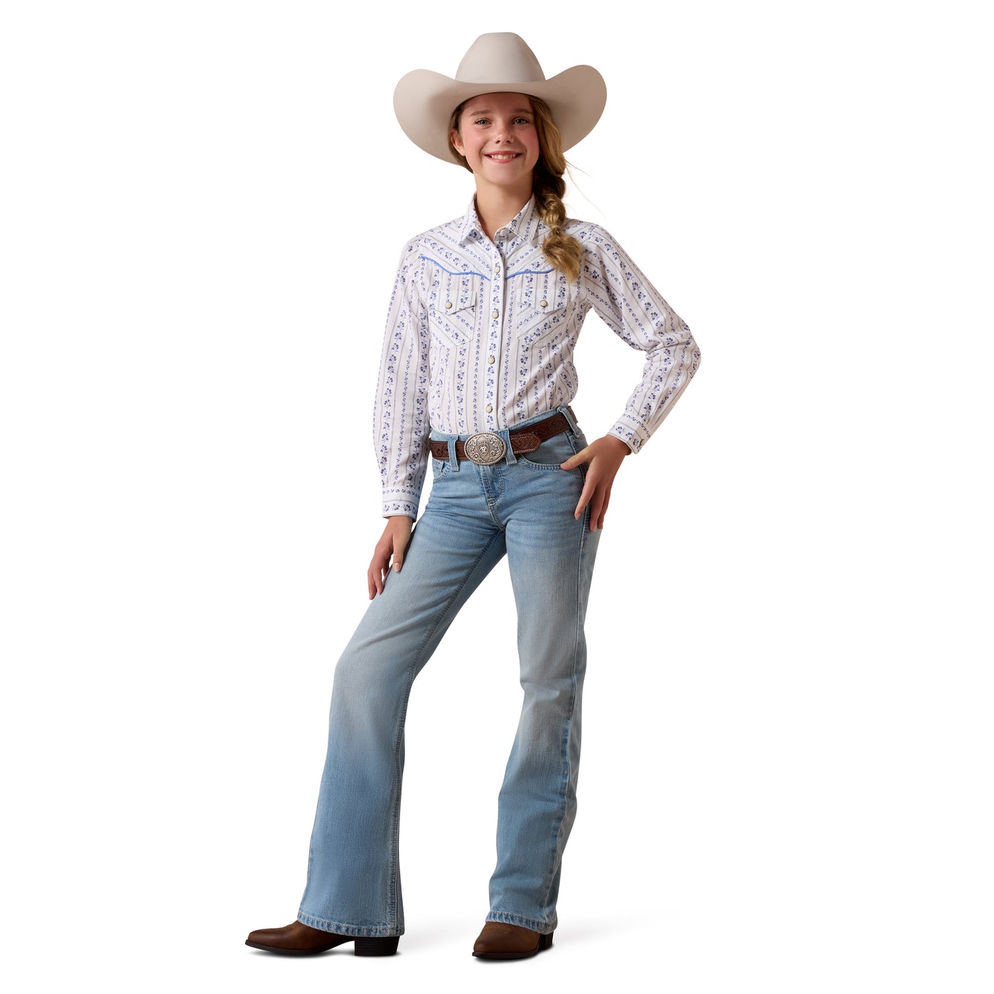 Ariat Youth Girl's Sherry Porto Denim Boot Cut Jeans 10074780