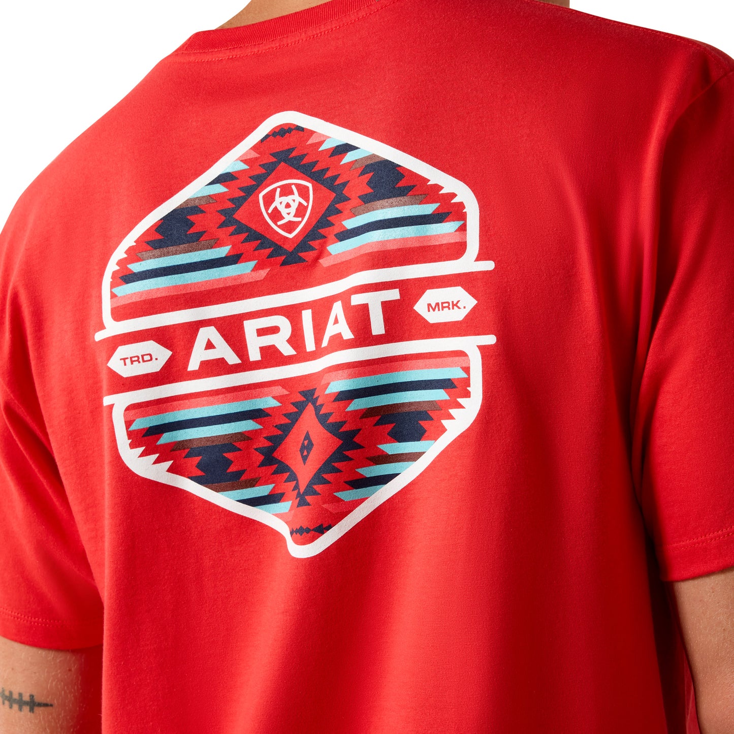 Ariat Men's Chinelos Hex Mars Red Classic Fit T-Shirt 10054352