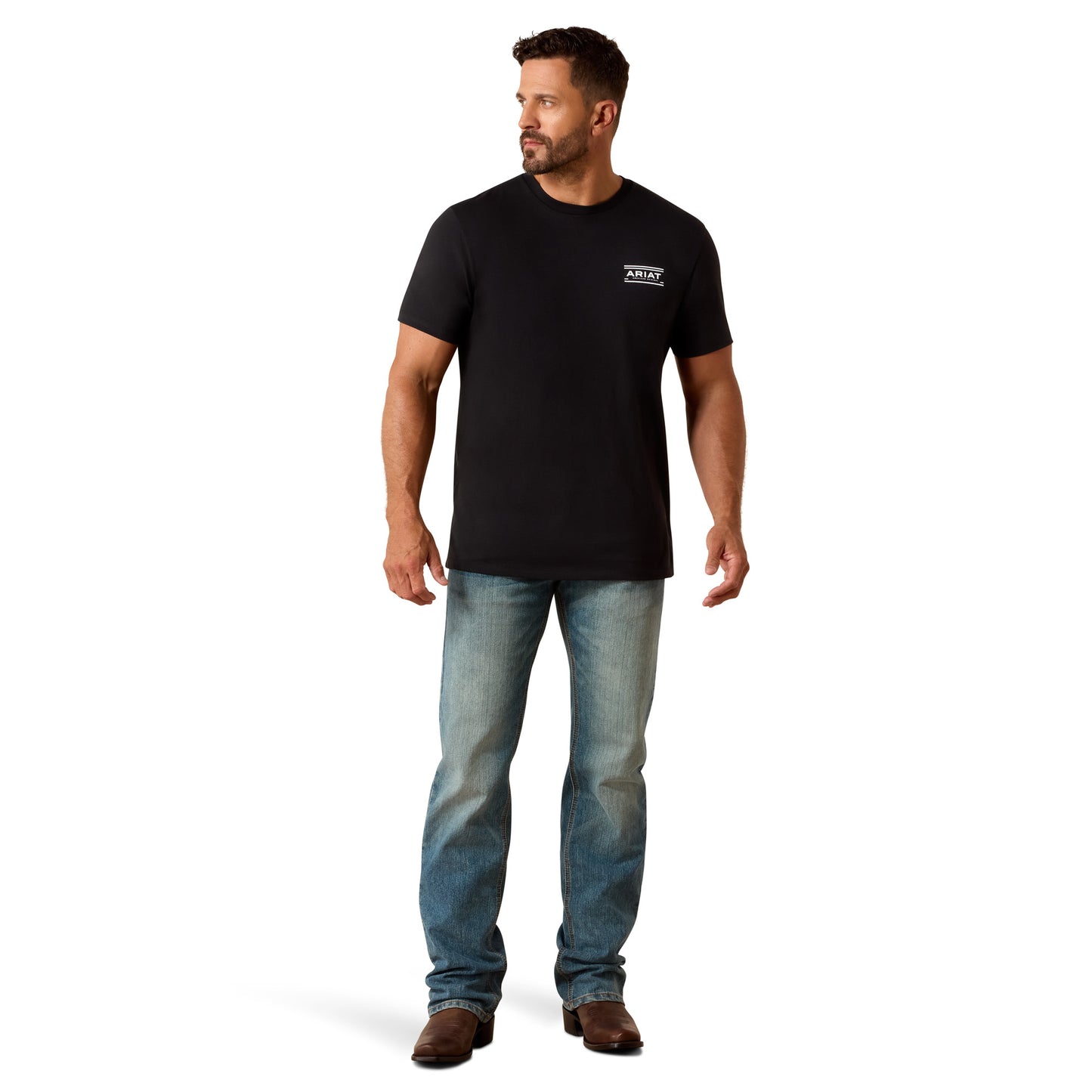 Ariat Men's Black Canyon Aztec Shield Classic Fit T-Shirt 10054353