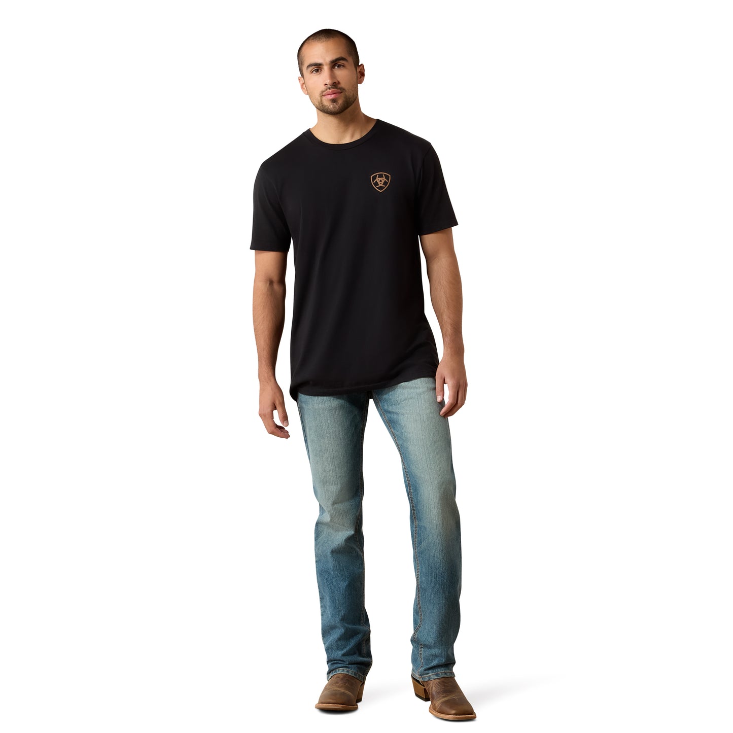 Ariat Men's Xray Bison Black Classic Fit T-Shirt 10060975
