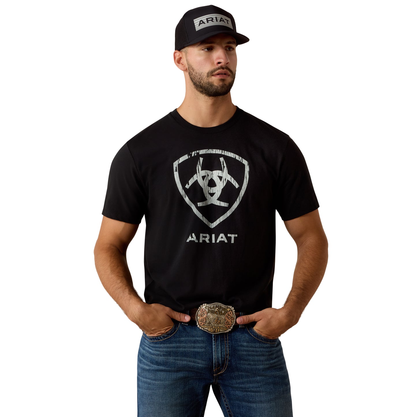 Ariat Men's Black Barn Shield Classic Fit T-Shirt 10061461