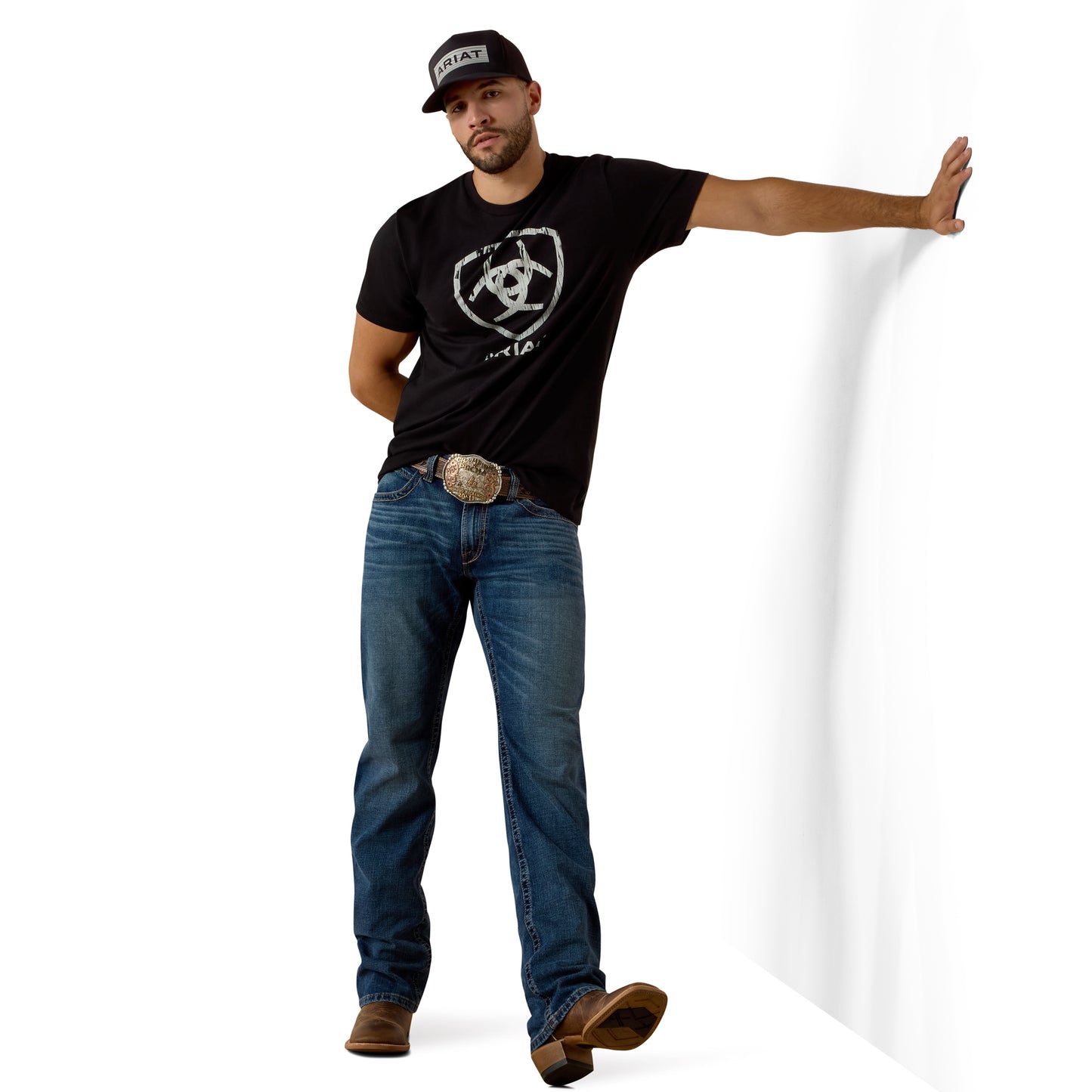Ariat Men's Black Barn Shield Classic Fit T-Shirt 10061461