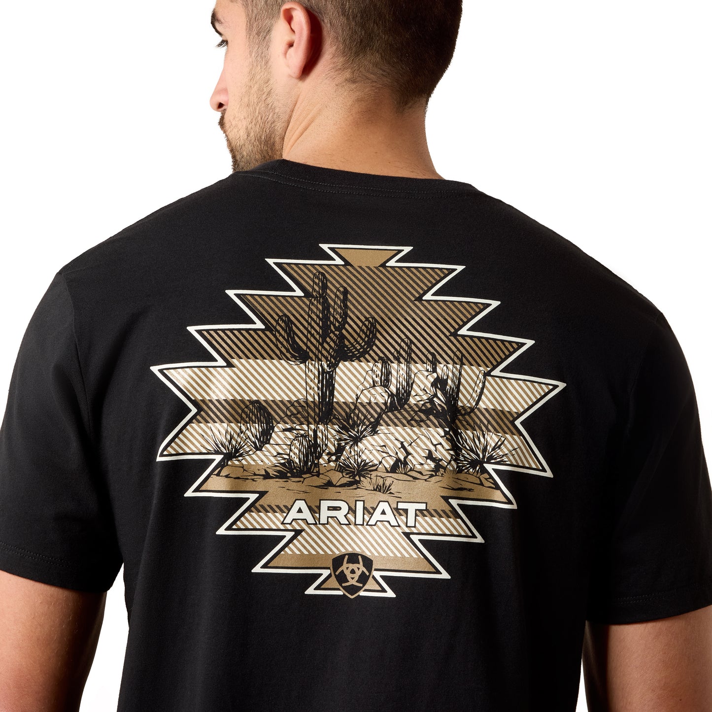 Ariat Men's Cactus Rider Black Classic Fit T-Shirt 10061641