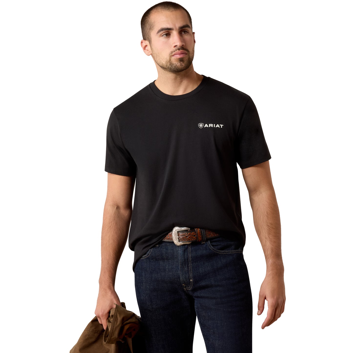 Ariat Men's Cactus Rider Black Classic Fit T-Shirt 10061641