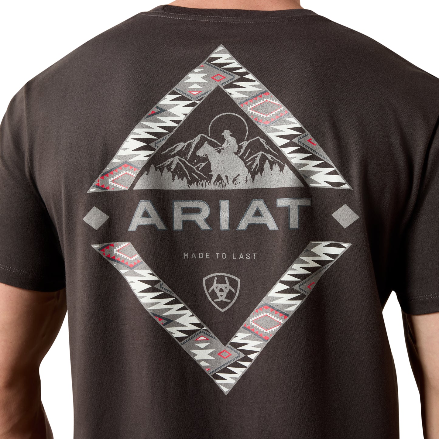 Ariat Men's Southwest Mountain Man Vintage Black Classic Fit T-Shirt 10062951