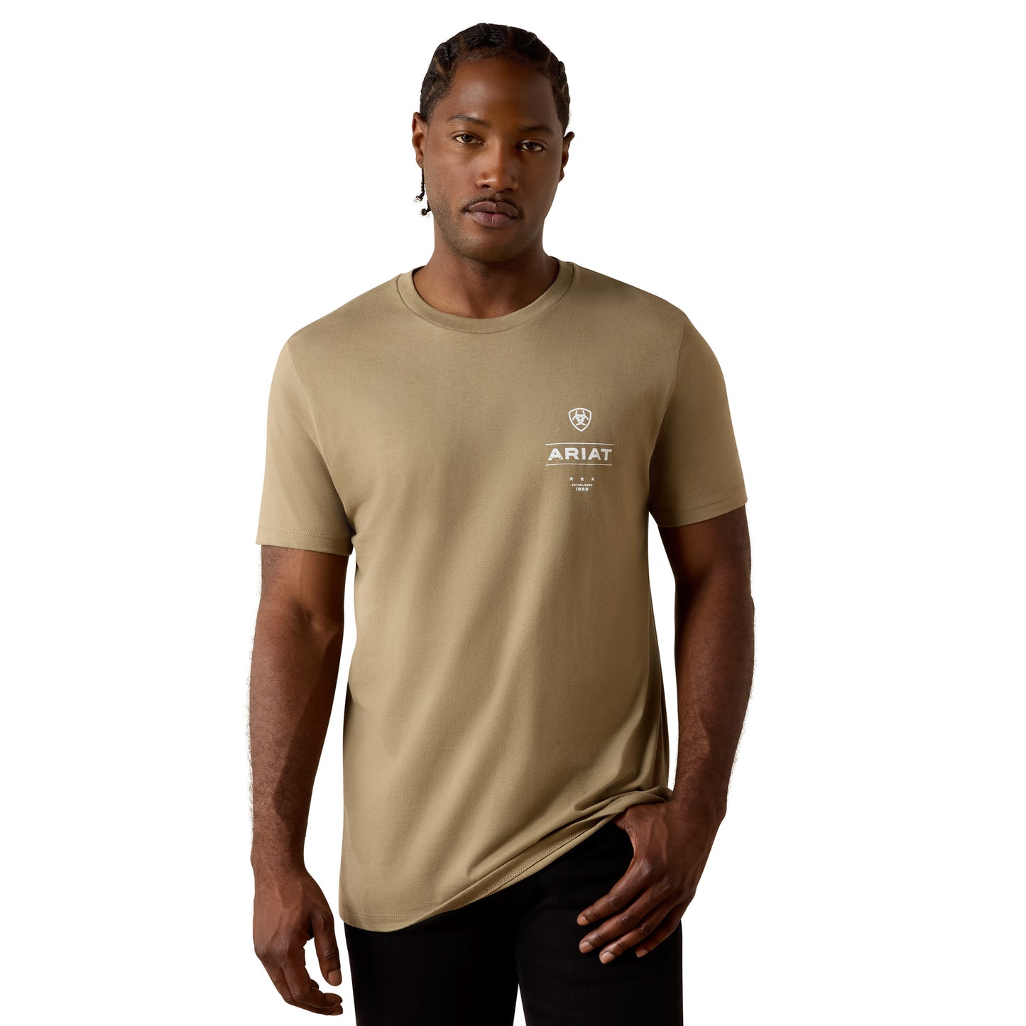 Ariat Men's Wooden Diamond Flag Fallen Rock T-Shirt 10070421