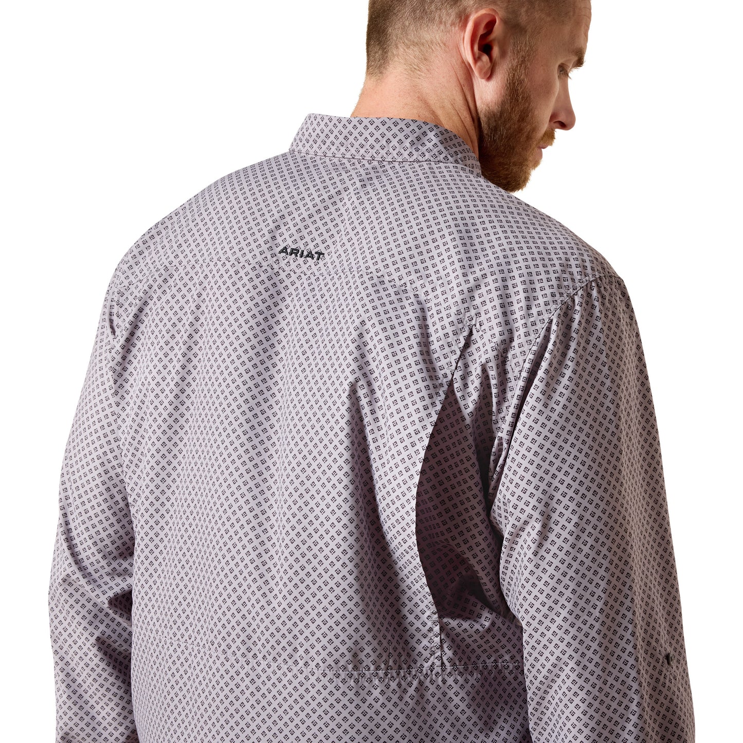 Ariat Men's Grey Printed VentTEK Outbound Classic Fit Shirt 10071054