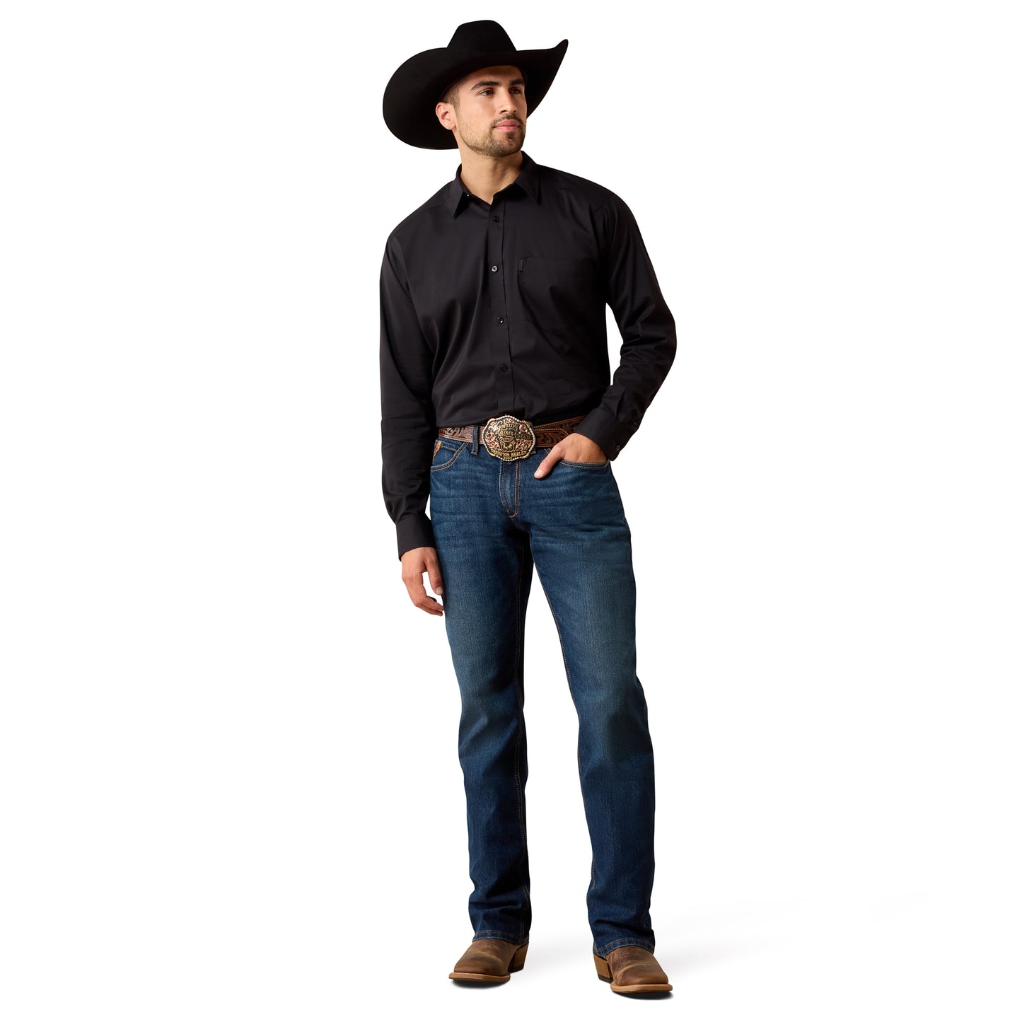 Ariat Men's Everything Classic Fit Black Shirt 10071100
