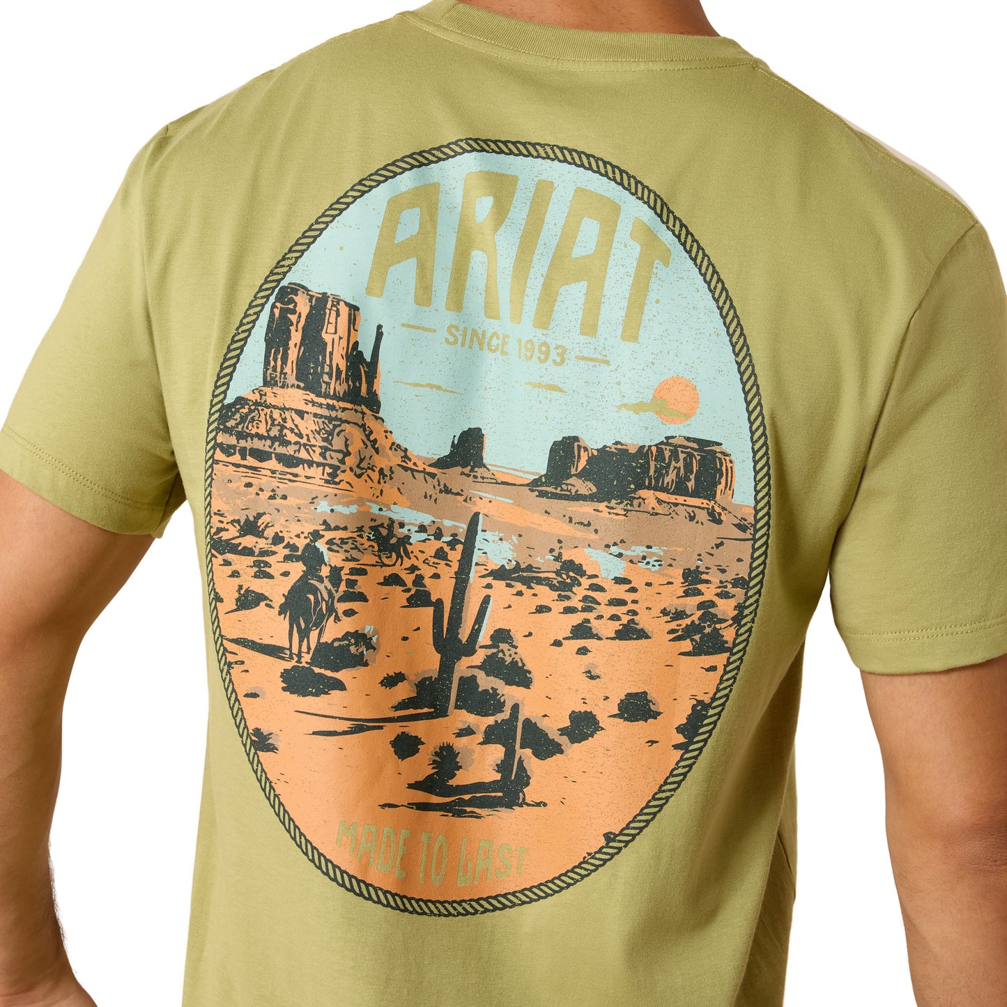 Ariat Men's Horse Without Name Tent Green Classic Fit T-Shirt 10071188