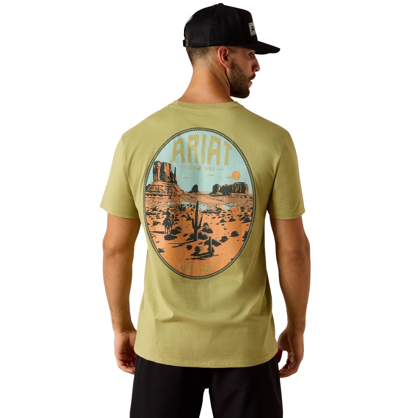 Ariat Men's Horse Without Name Tent Green Classic Fit T-Shirt 10071188