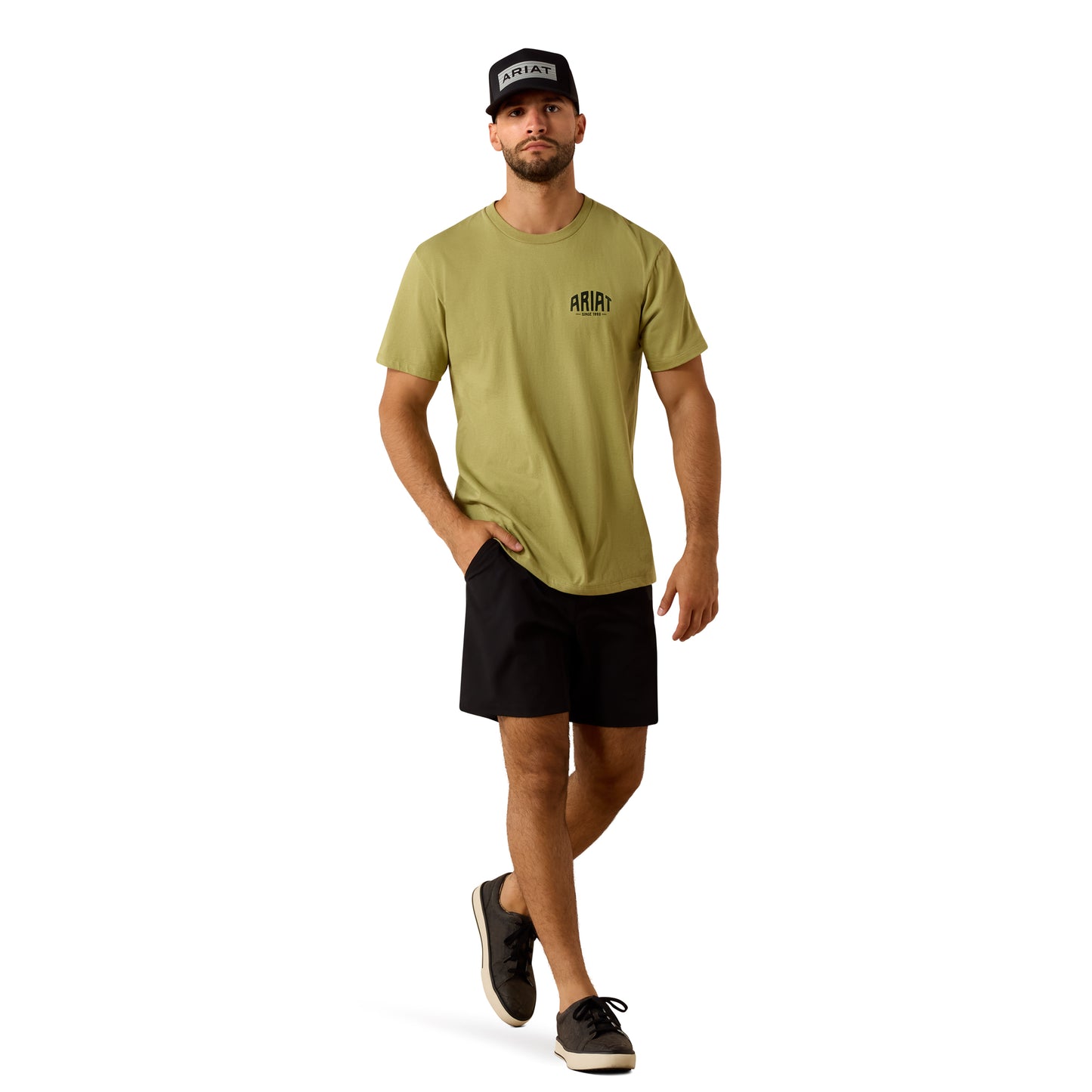 Ariat Men's Horse Without Name Tent Green Classic Fit T-Shirt 10071188