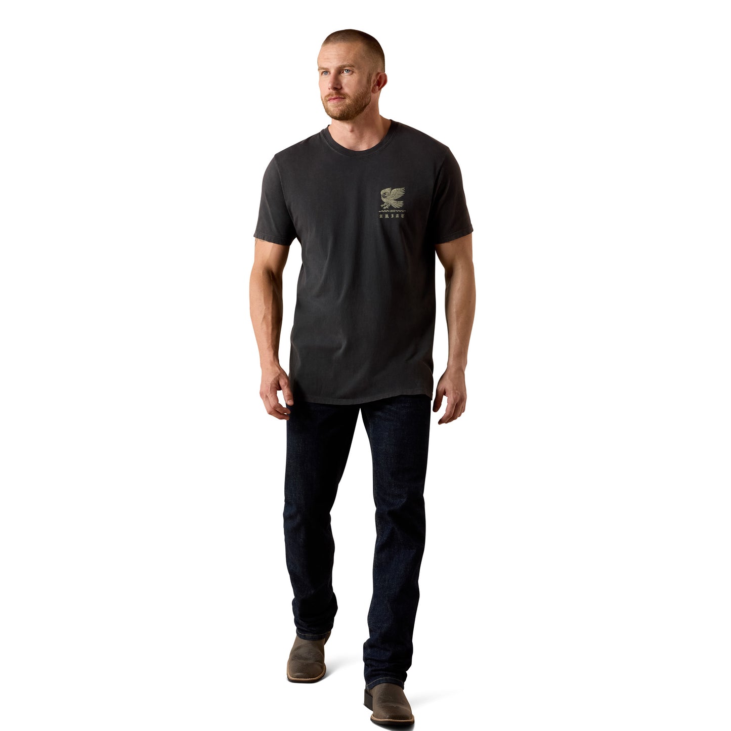Ariat Men's Fuerza Y Destino Vintage Black Classic Fit T-Shirt 10071189