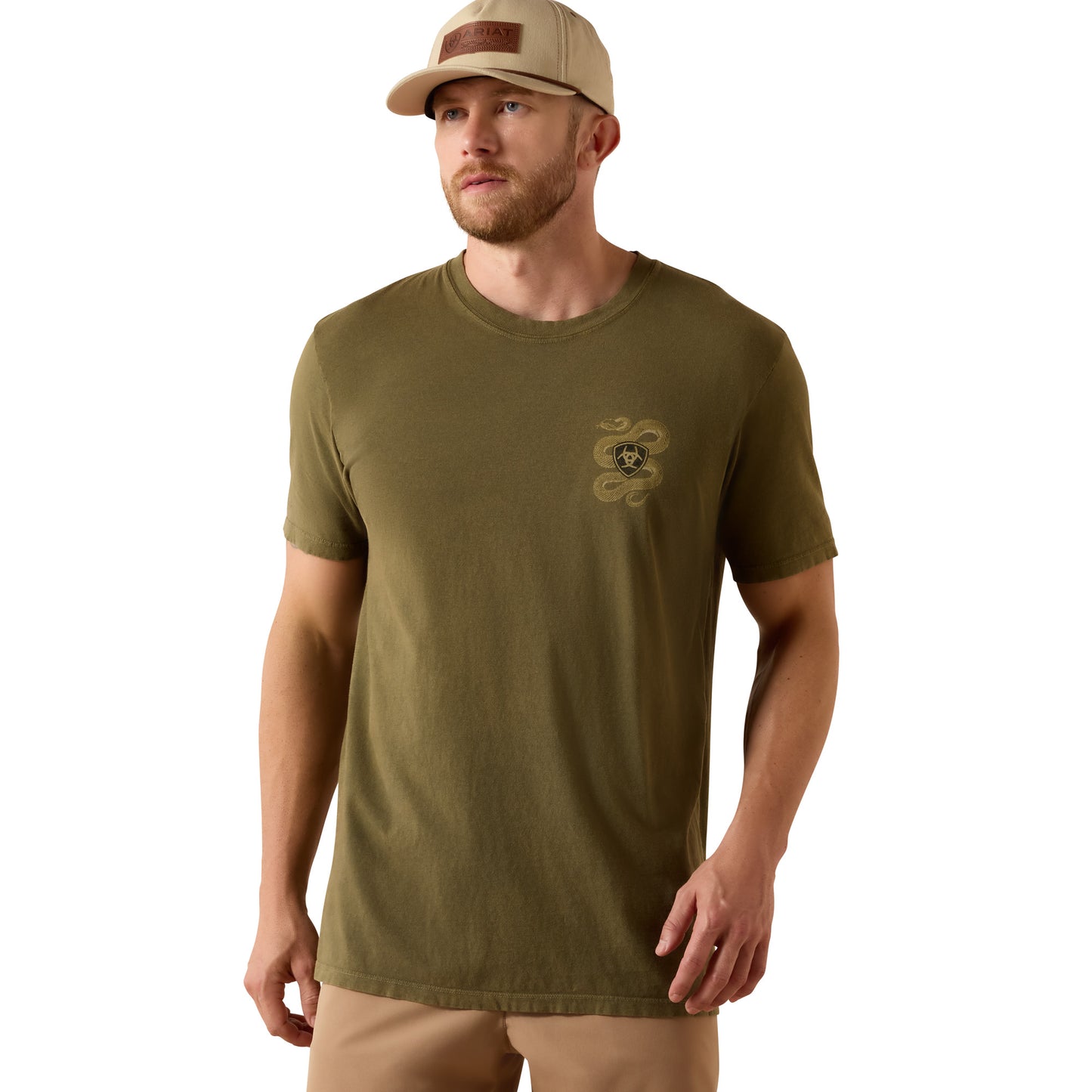 Ariat Men's Snake Graphic Four Leaf Clover T-Shirt 10071191