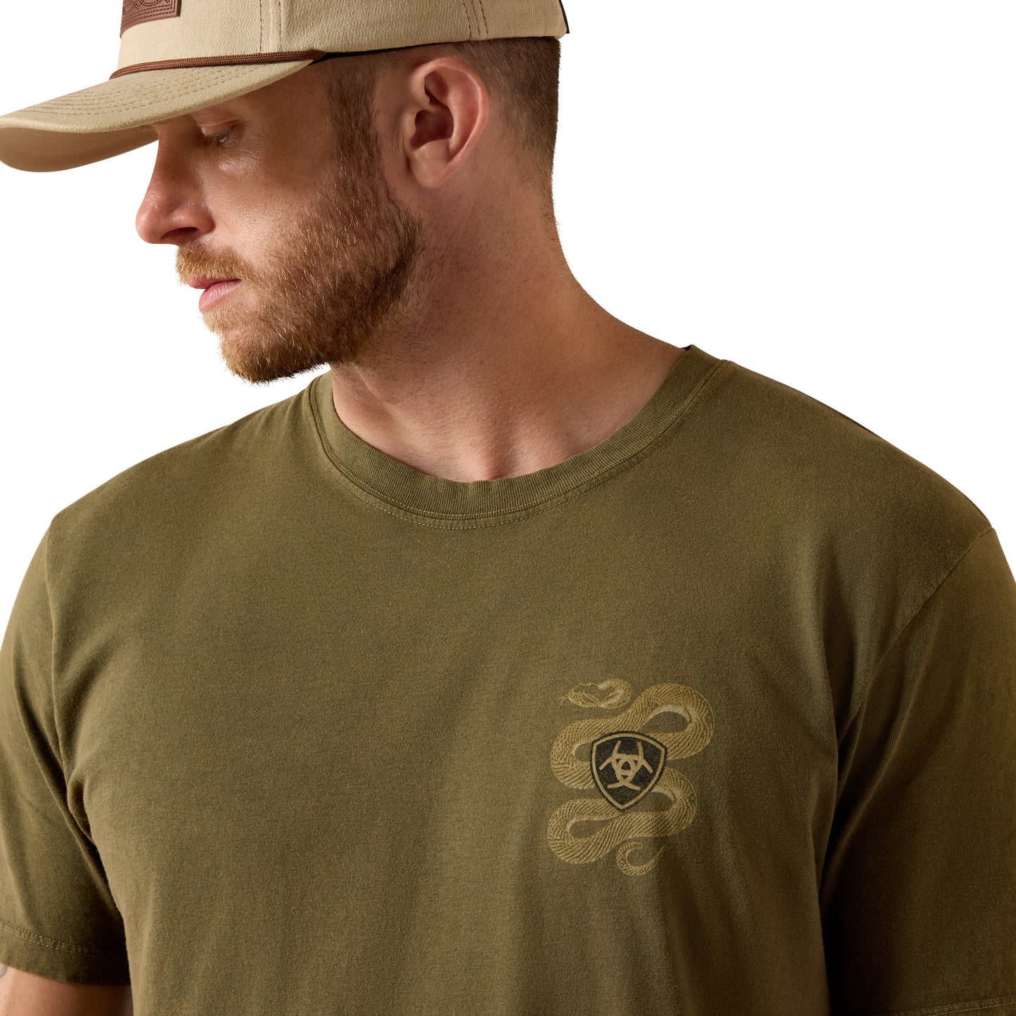 Ariat Men's Snake Graphic Four Leaf Clover T-Shirt 10071191