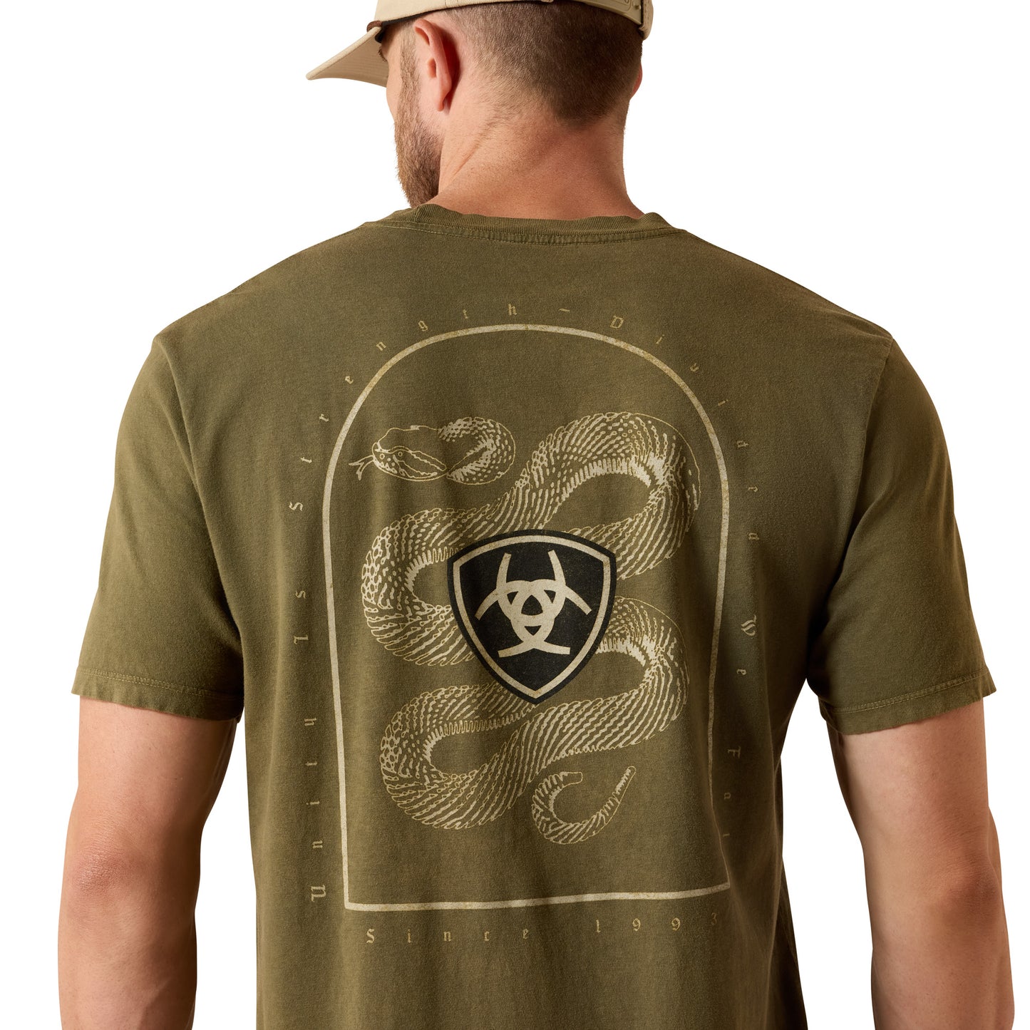 Ariat Men's Snake Graphic Four Leaf Clover T-Shirt 10071191