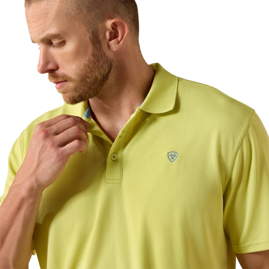 Ariat Men's TEK Lime Sherbert Polo Shirt 10071395 detail01